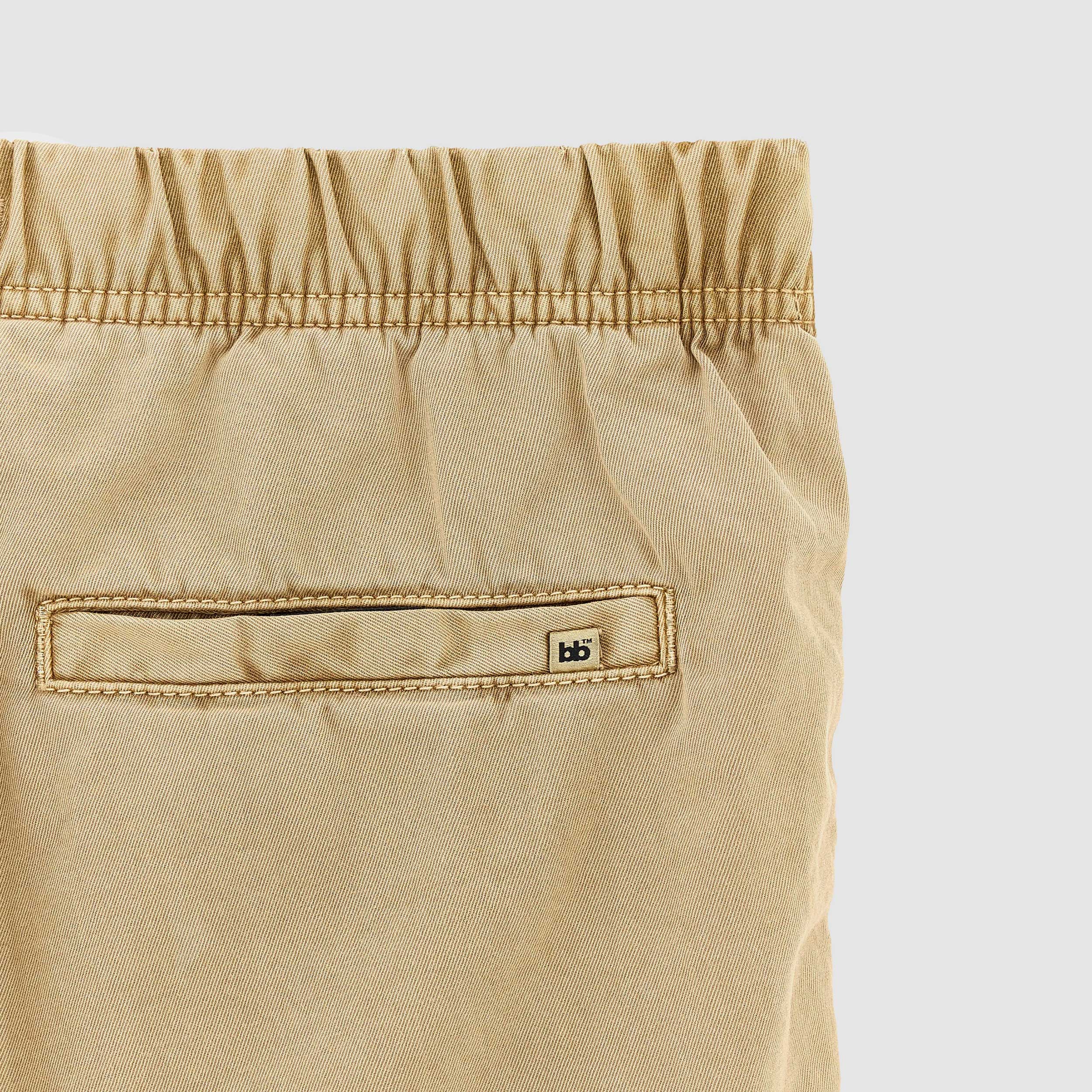 Bermuda Beige con Tasche a Toppe Firmato BELLEROSE