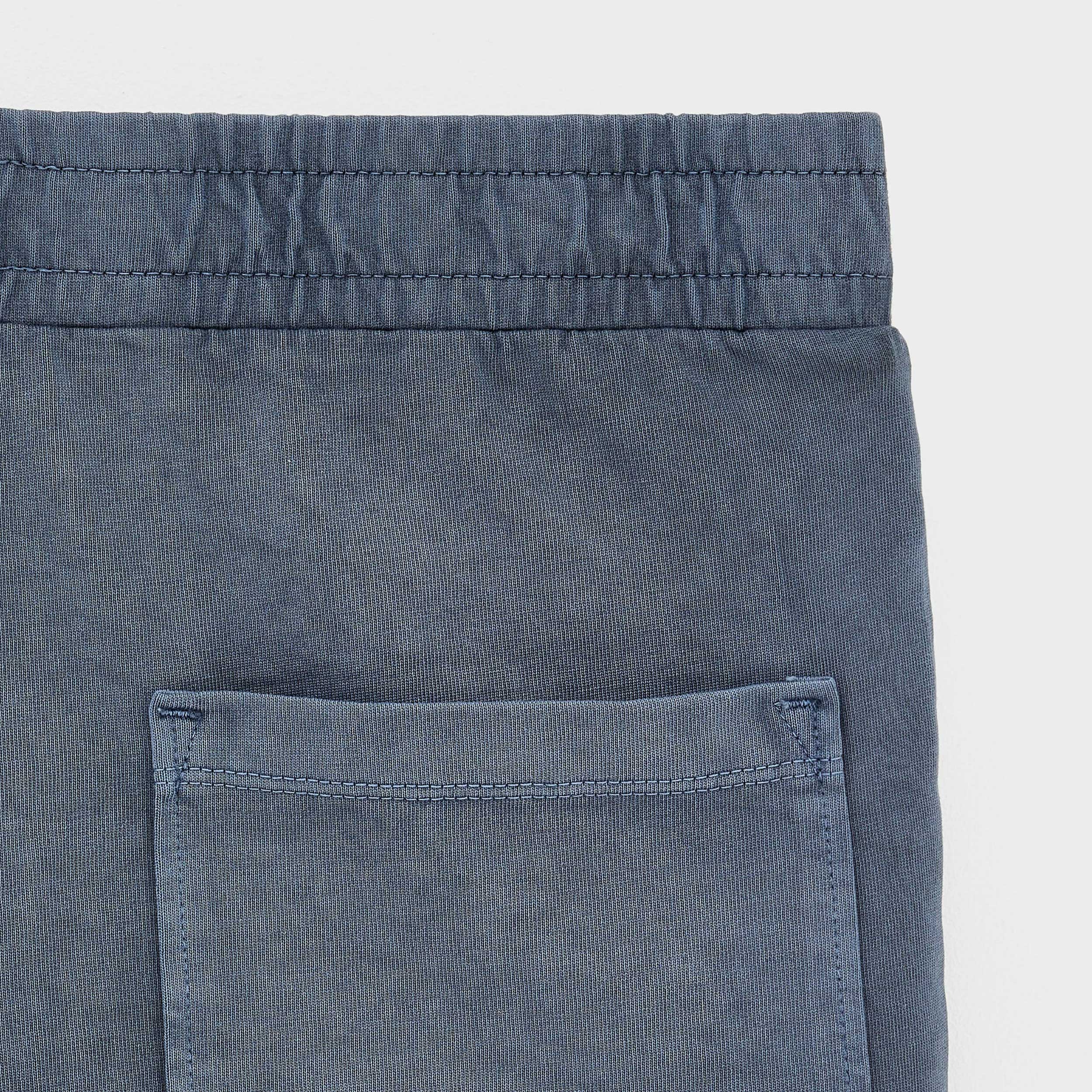 BELLEROSE Grey Bermuda Shorts with Welt Pockets