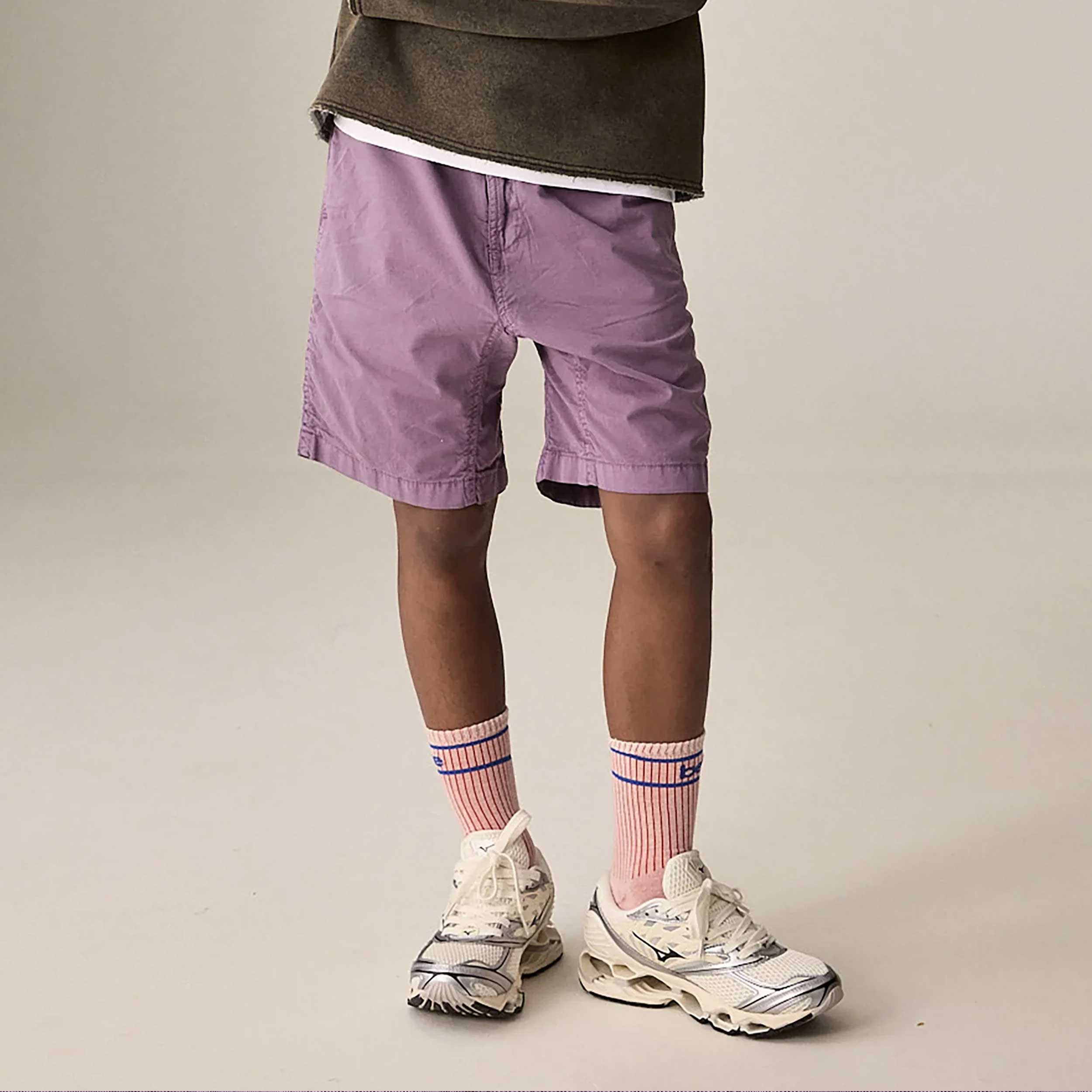 Bermuda Viola con Chiusura a Strappo Firmato BELLEROSE