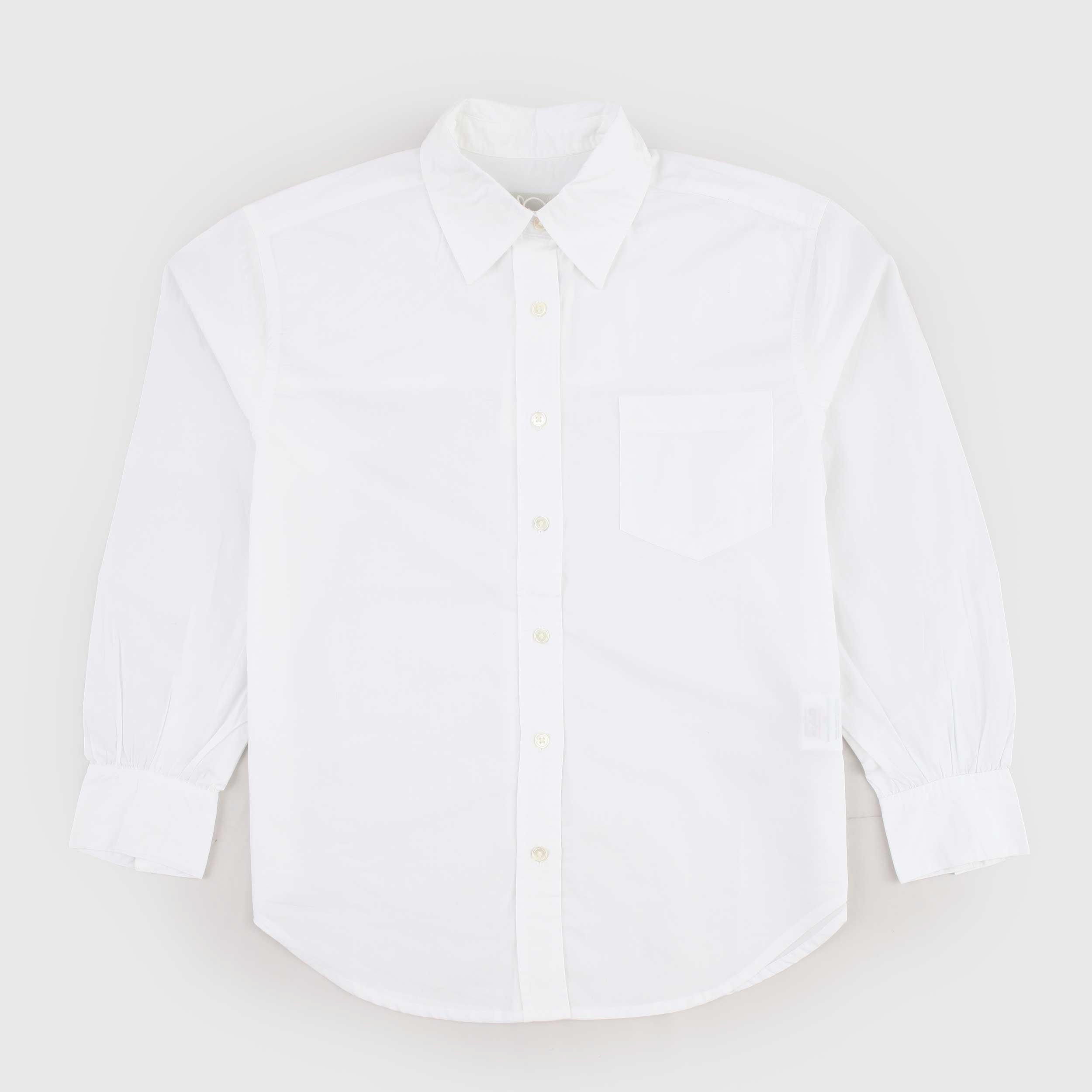 White Shirt with Mother-of-Pearl Buttons by BELLEROSE
