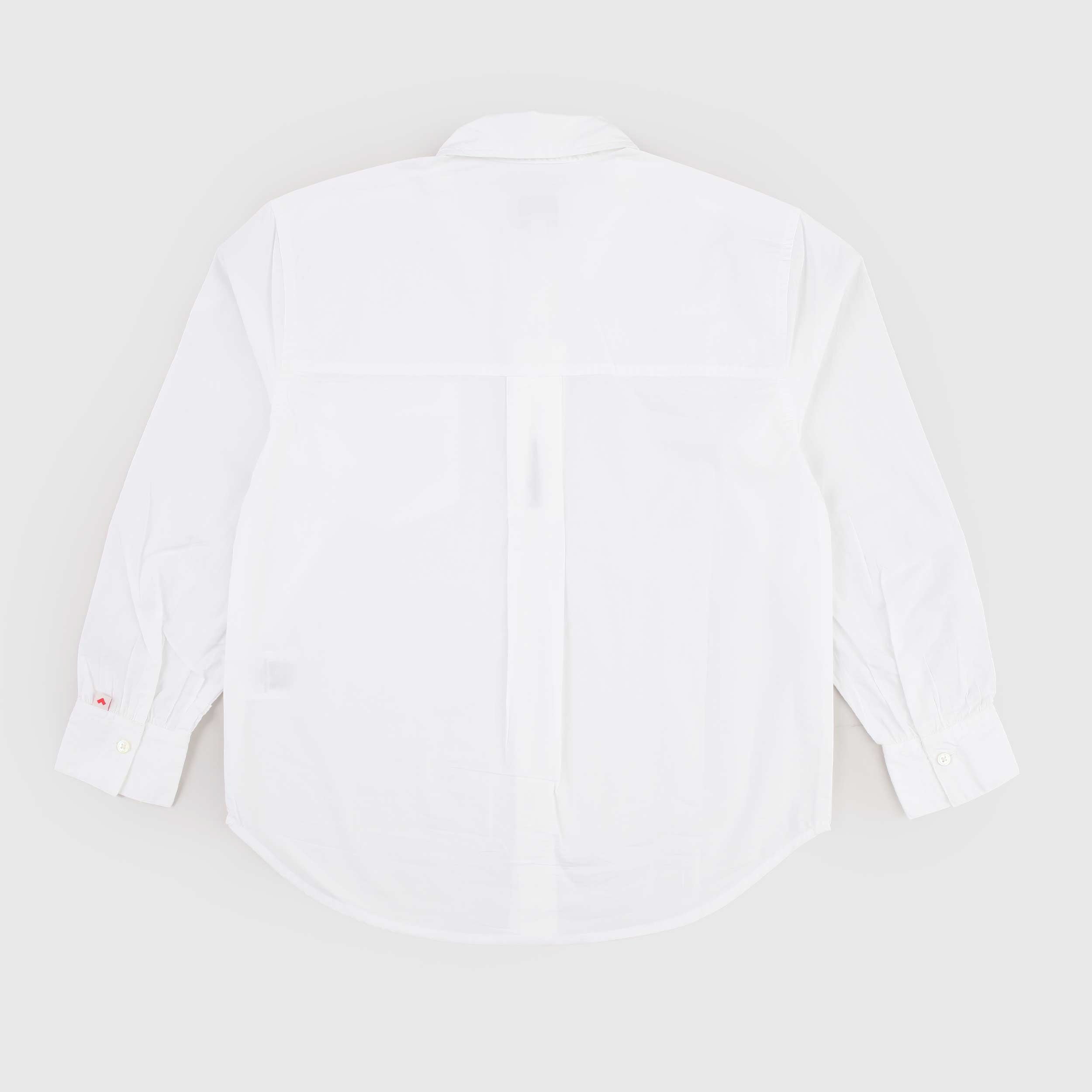 White Shirt with Mother-of-Pearl Buttons by BELLEROSE