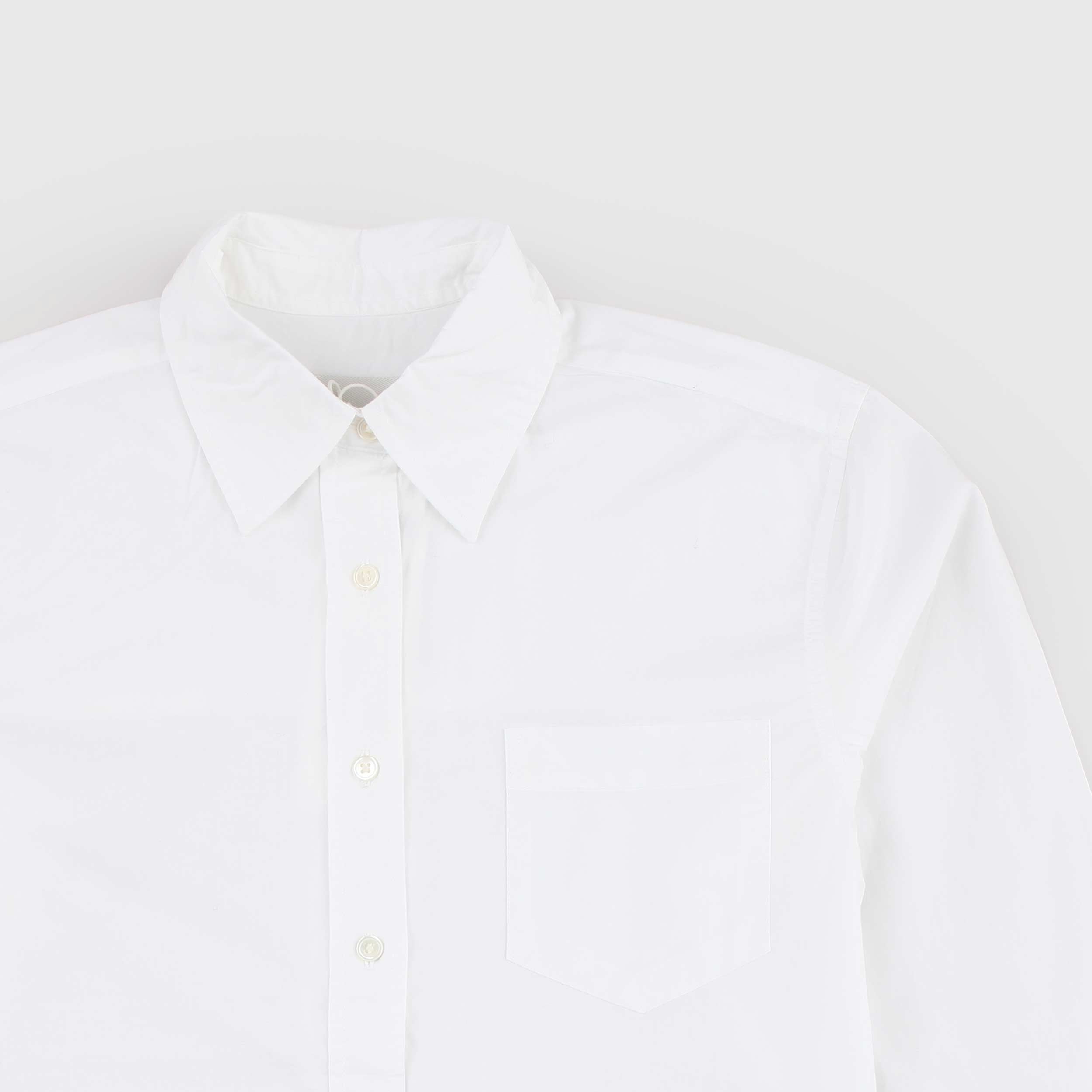 White Shirt with Mother-of-Pearl Buttons by BELLEROSE