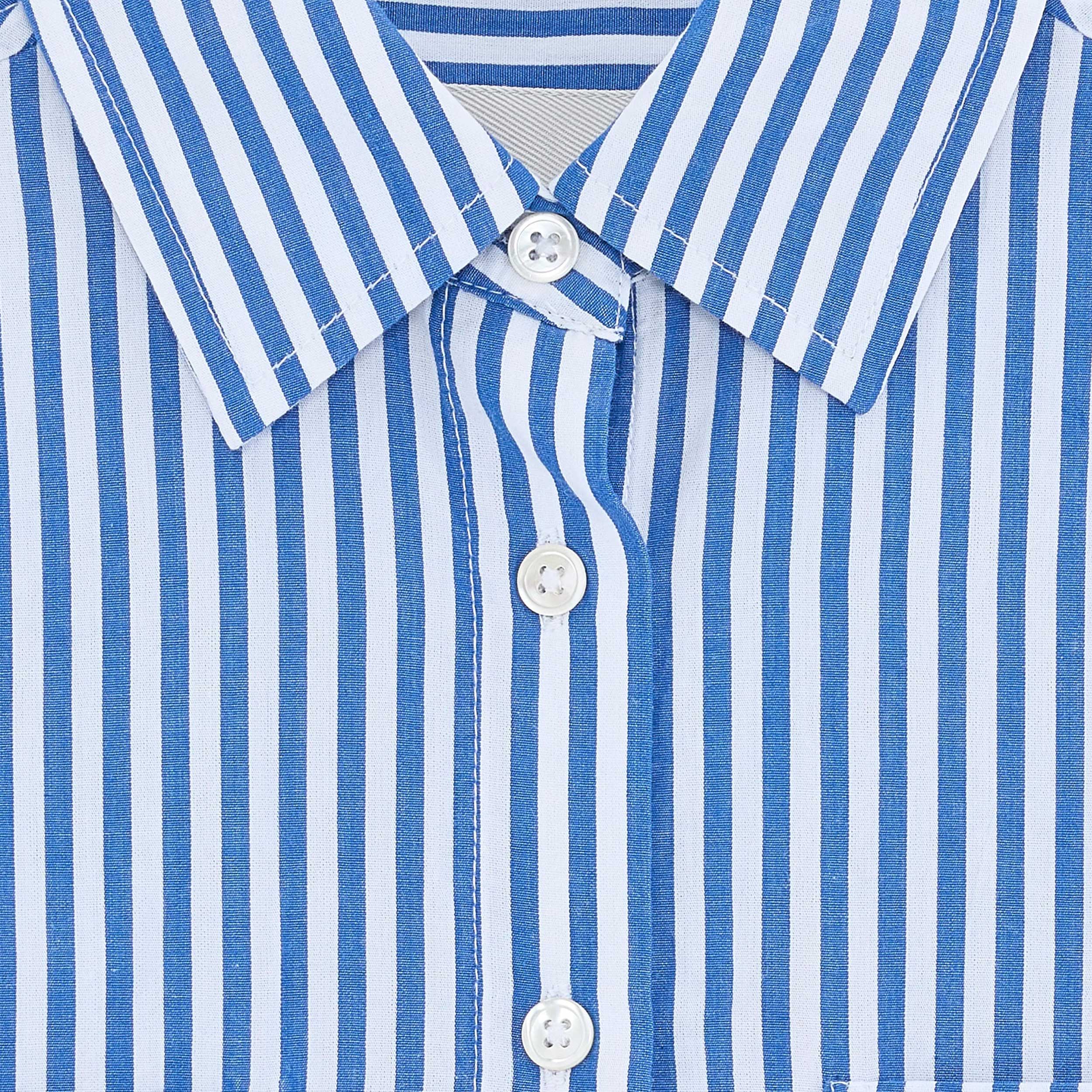 Camicia Bianca e Celeste Firmata BELLEROSE