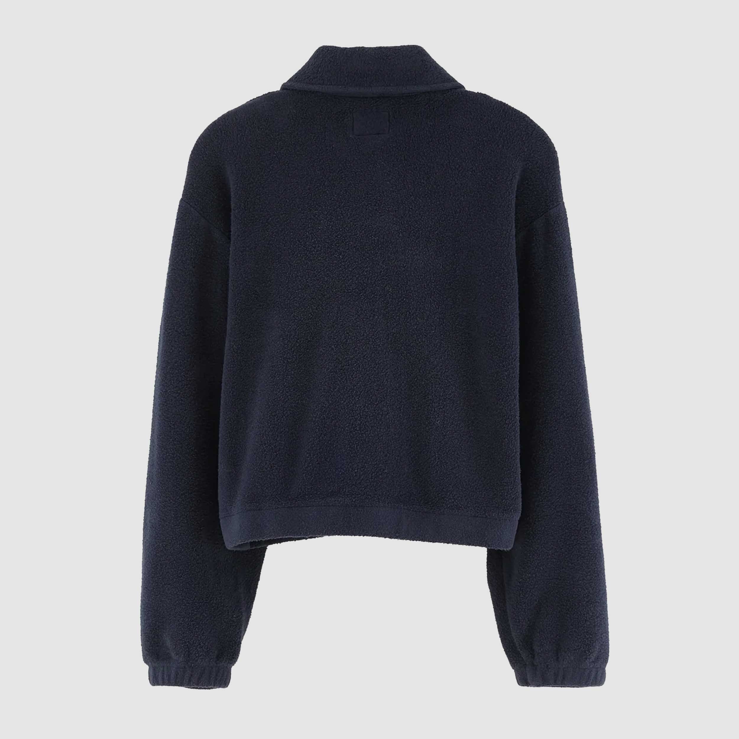 Felpa Modello Polo Blu Navy con Zip per Ragazza by BELLEROSE