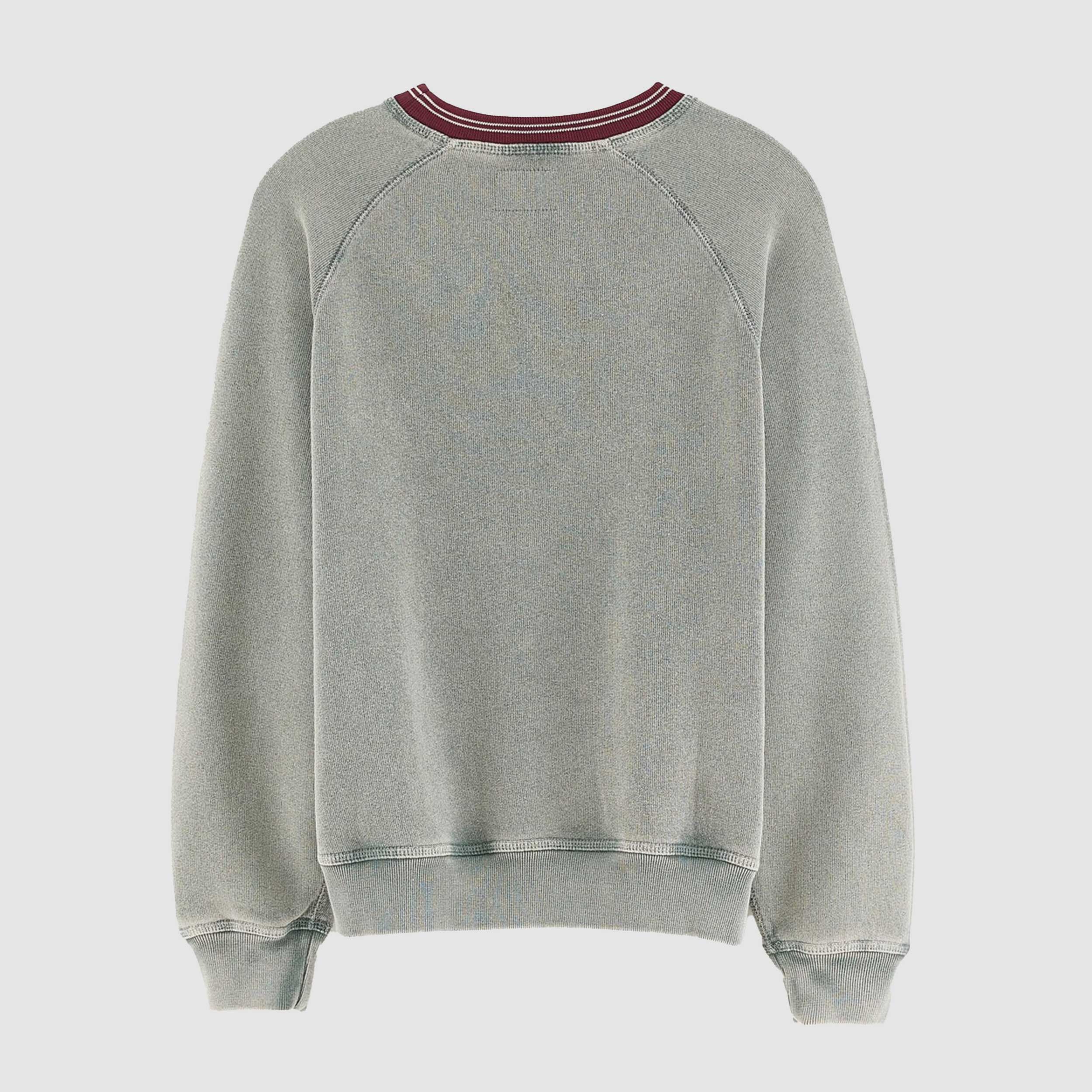 Felpa Bordeaux e Verde per Ragazzi Firmata BELLEROSE