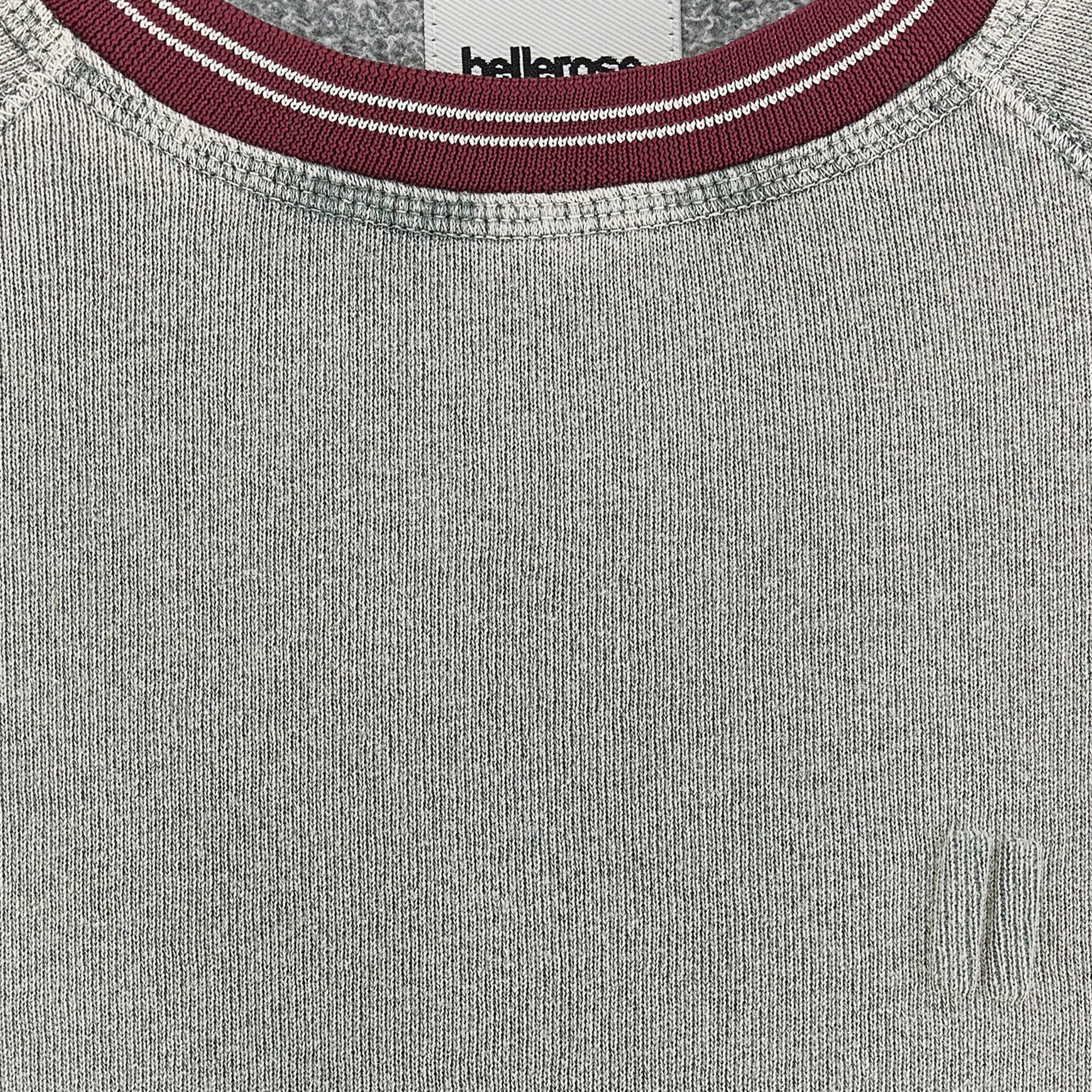 Felpa Bordeaux e Verde per Ragazzi Firmata BELLEROSE
