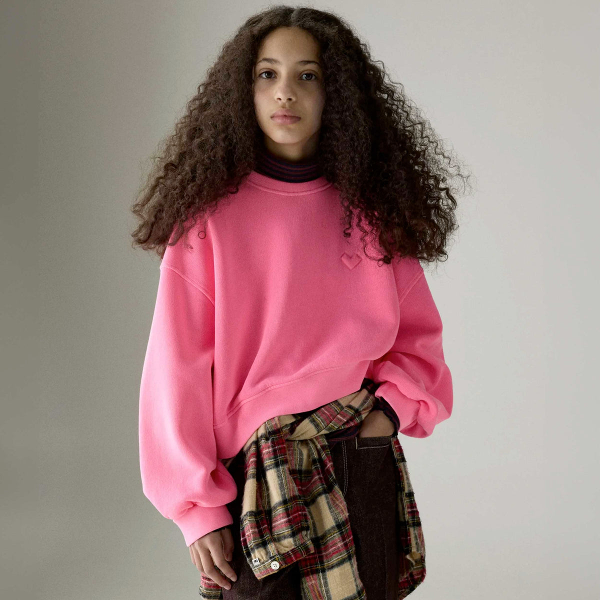 Fuchsia Sweatshirt Short Model for Girl by BELLEROSE