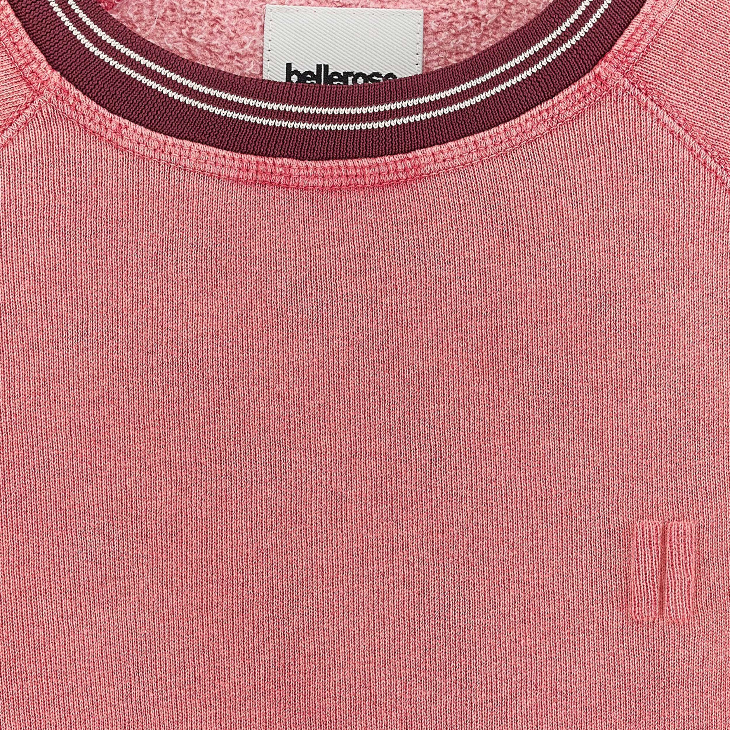 Felpa Bordeaux e Rosso Mélange per Ragazzi by BELLEROSE
