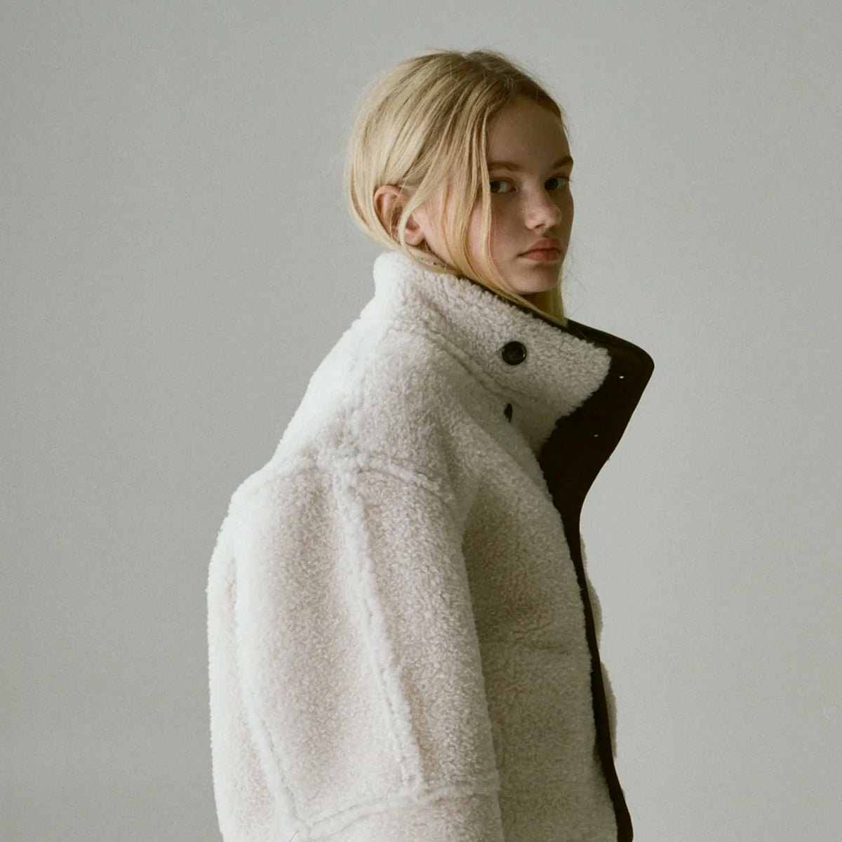 Giacca Reversibile Marrone e Beige per Ragazza by BELLEROSE
