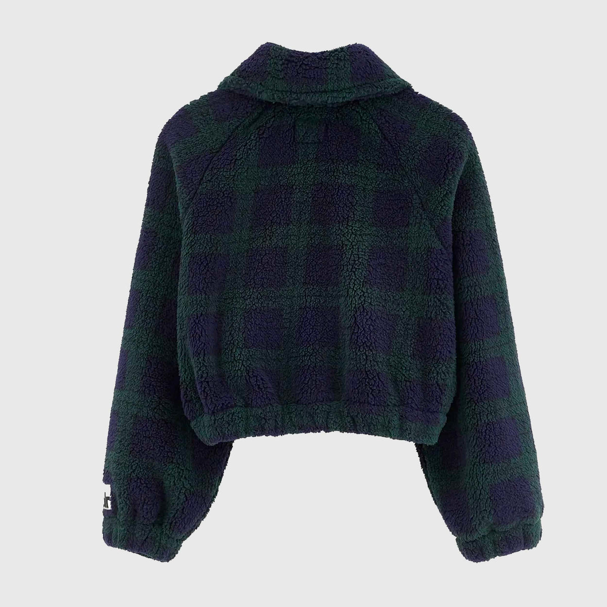 Giacca Bomber Corta Verde e Blu per Ragazza by BELLEROSE