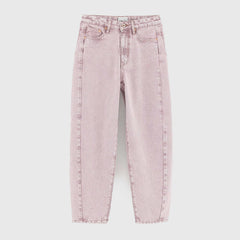 Jeans Rosa Modello a Uovo per Ragazza by BELLEROSE