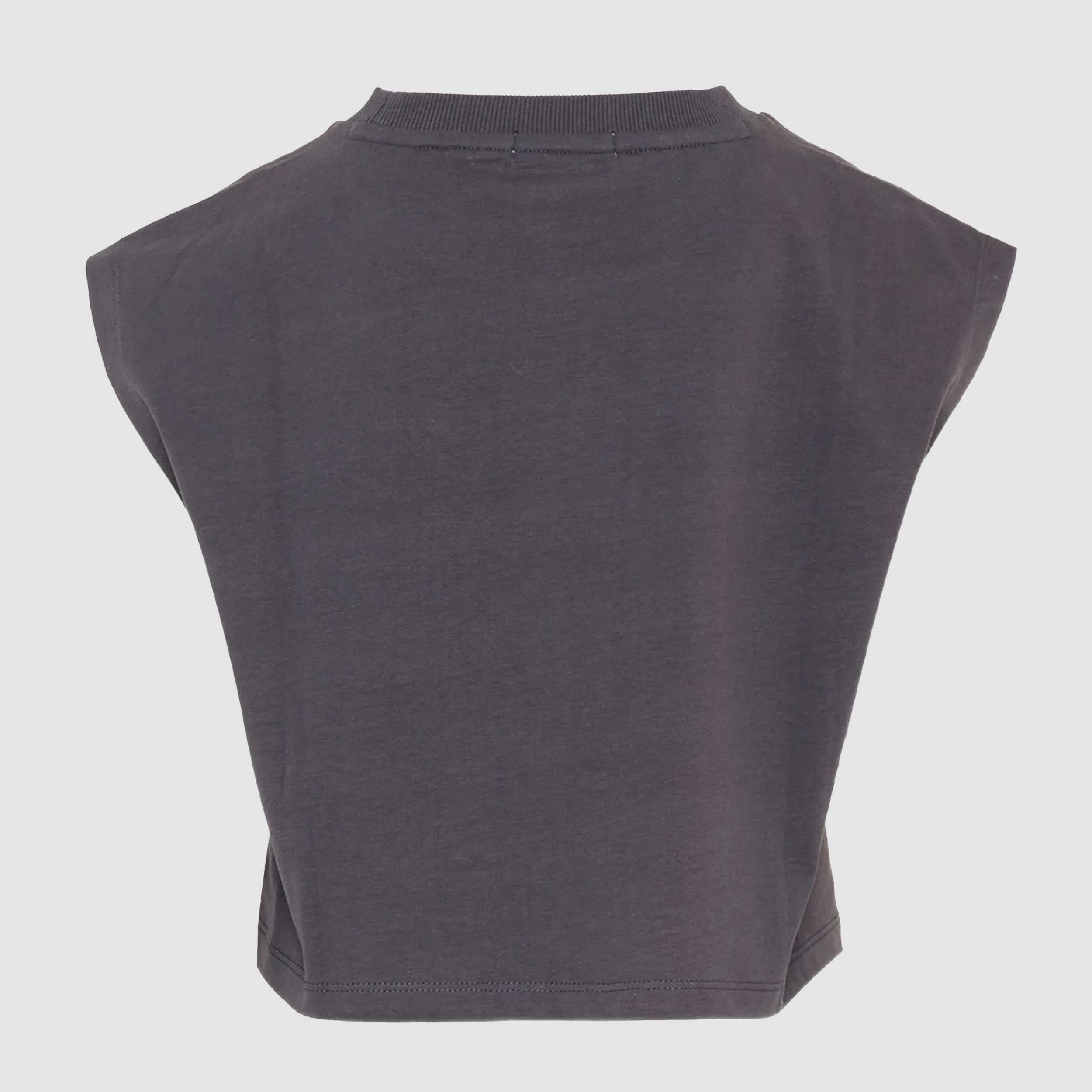 T-shirt Grigia Modello Corto Firmata BILLIEBLUSH