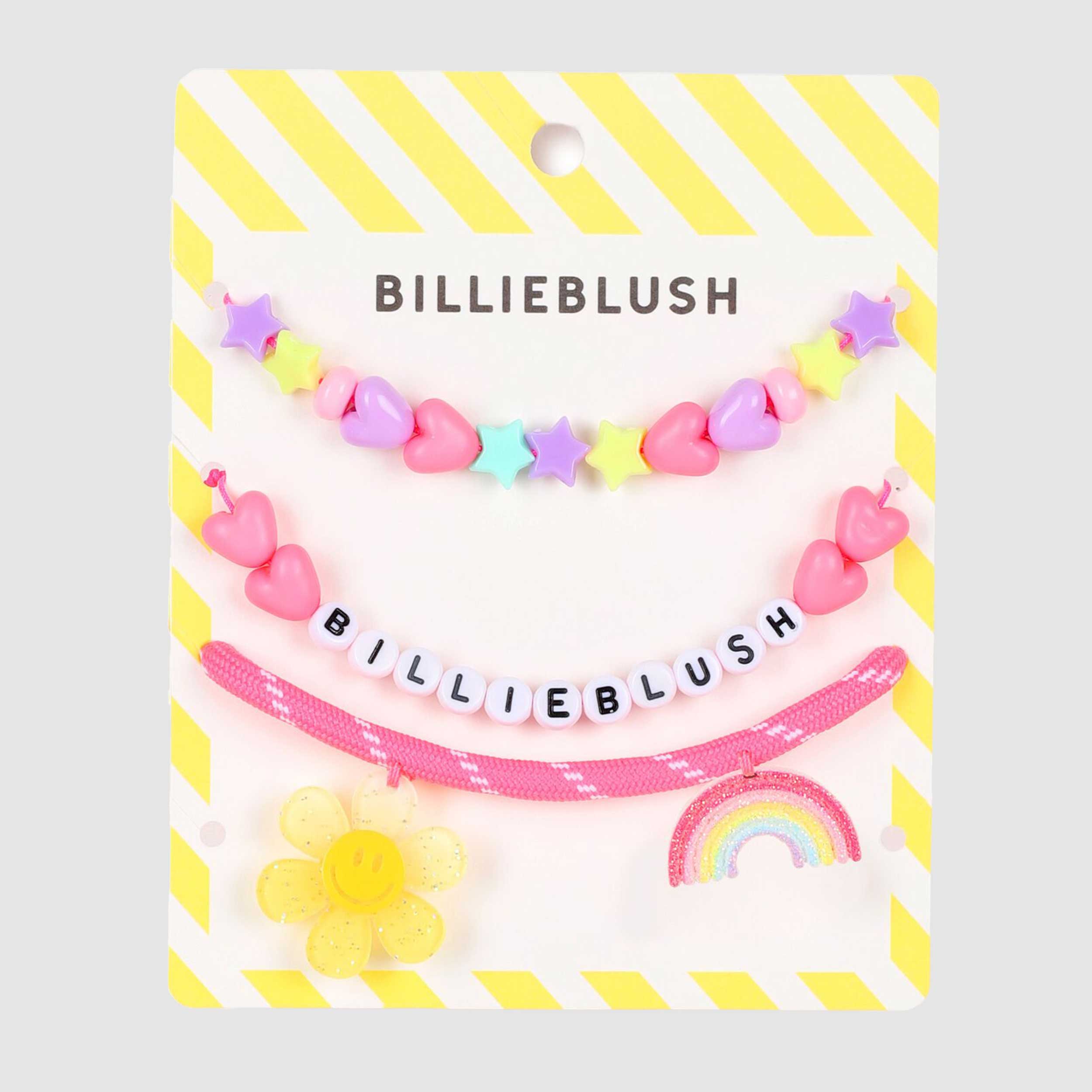 Braccialetti Multicolore con Logo Firmati BILLIEBLUSH