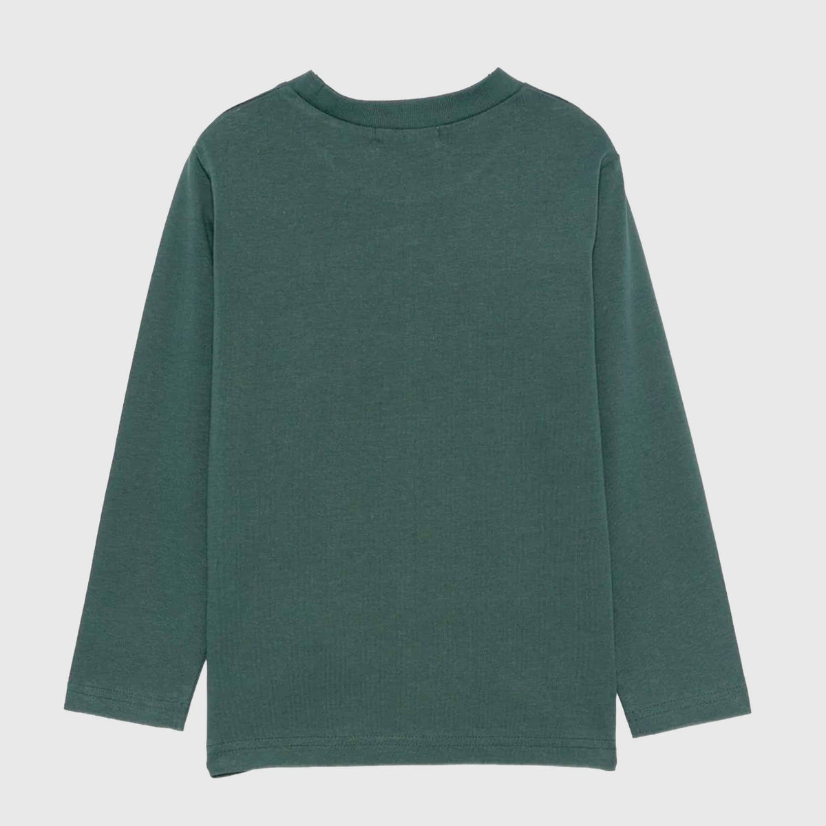 T-shirt Verde Maniche Lunghe con Stampa per Bambino BILLIEBLUSH