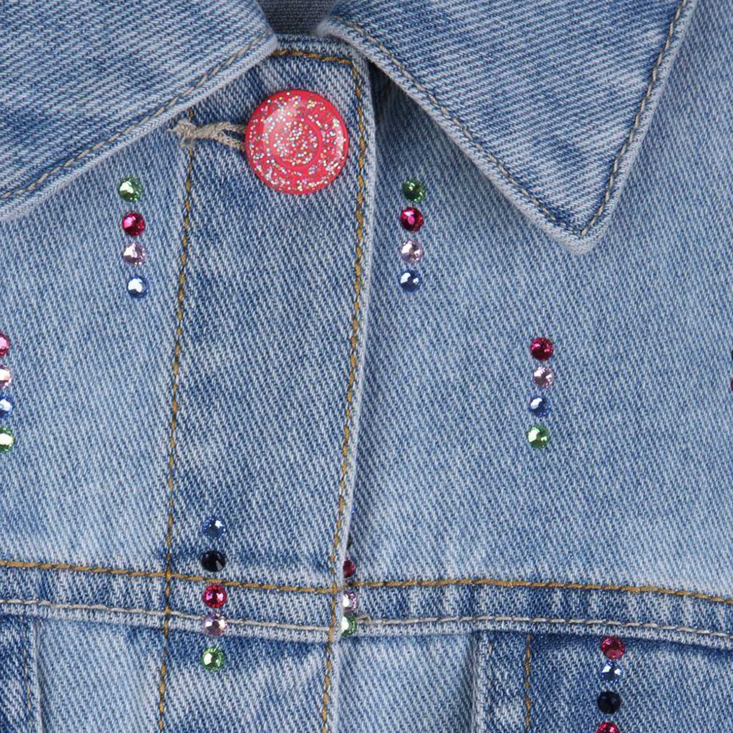 Giubbino Celeste di Jeans Firmato BILLIEBLUSH