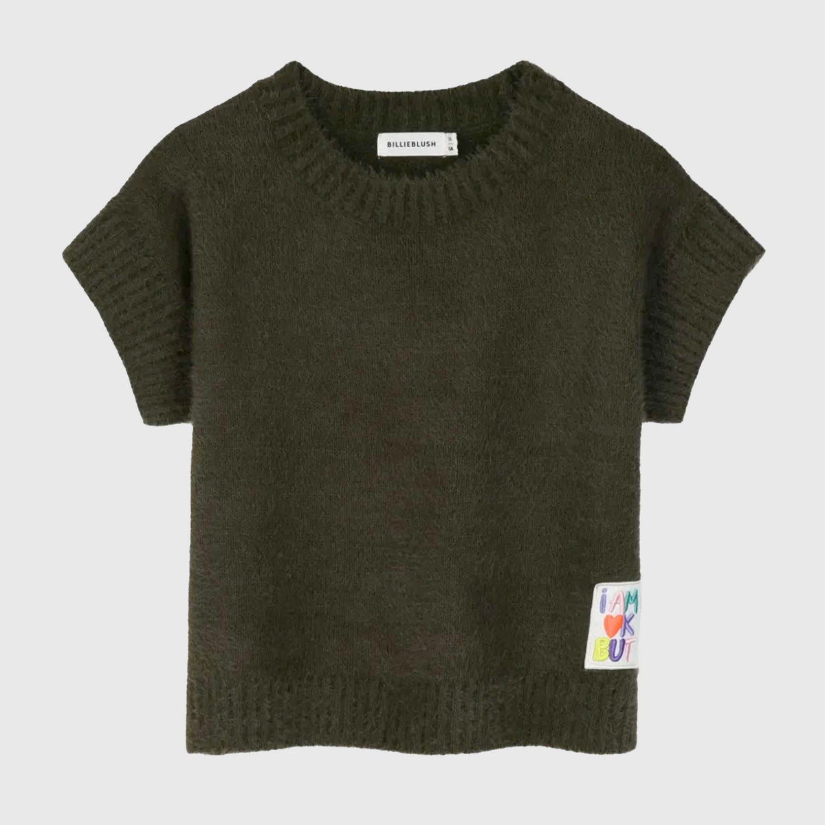Maglione in Lana Verde Oliva per Ragazza BILLIEBLUSH