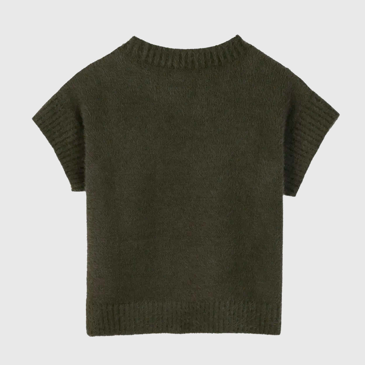 Maglione in Lana Verde Oliva per Ragazza BILLIEBLUSH