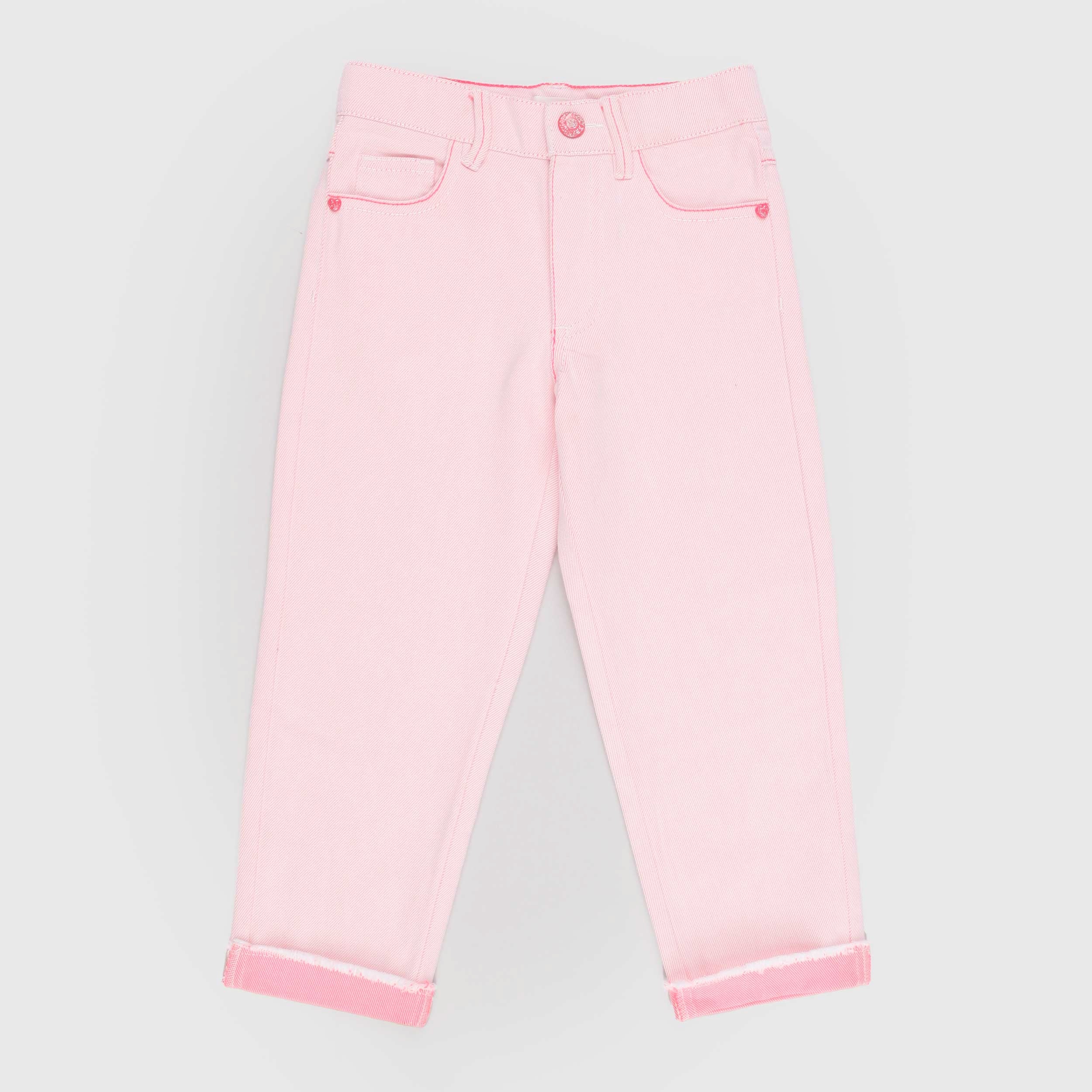 Pantalone Rosa con Dettaglio Glitterato Firmato BILLIEBLUSH