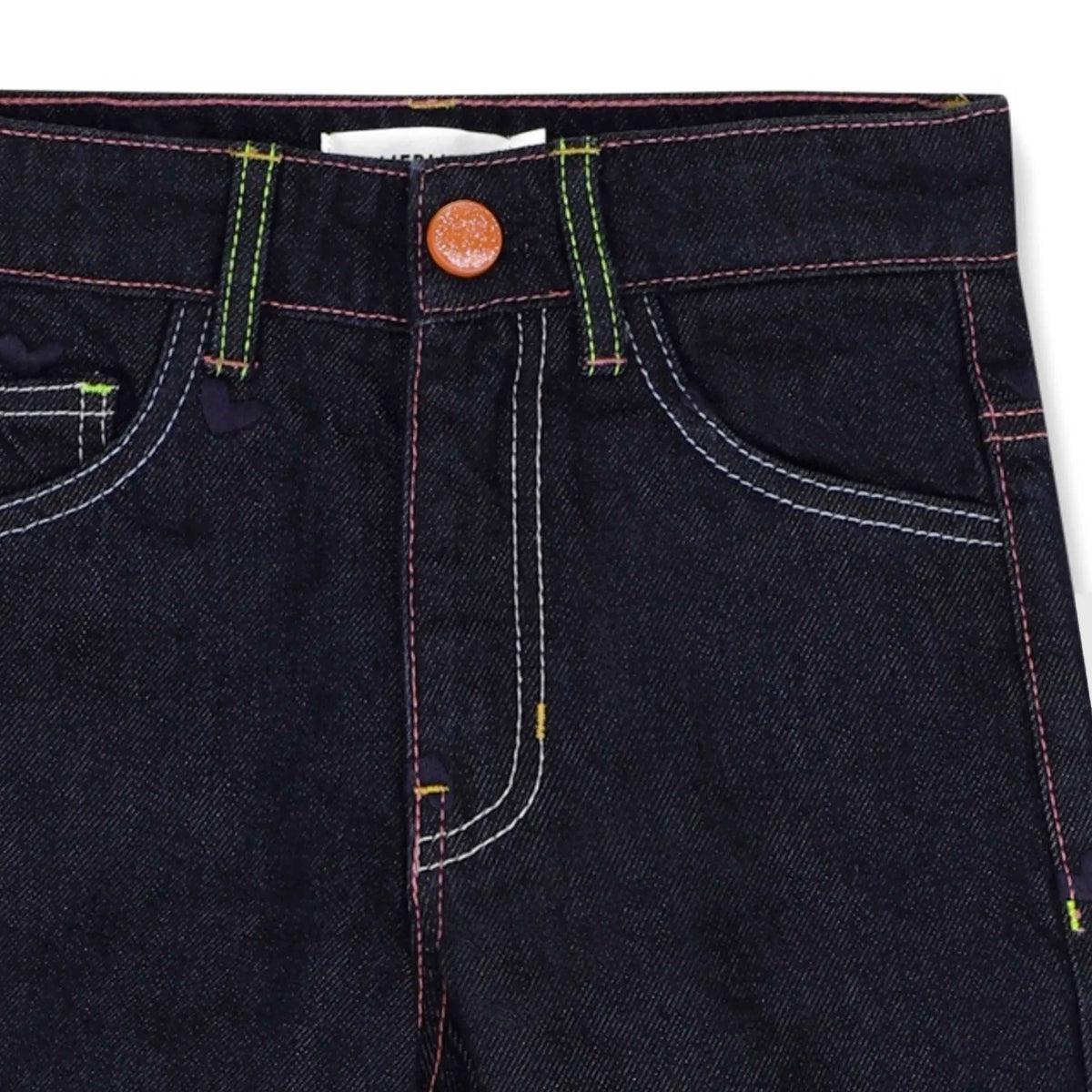 Jeans Denim Blu Scuro con Ricami per Ragazza BILLIEBLUSH
