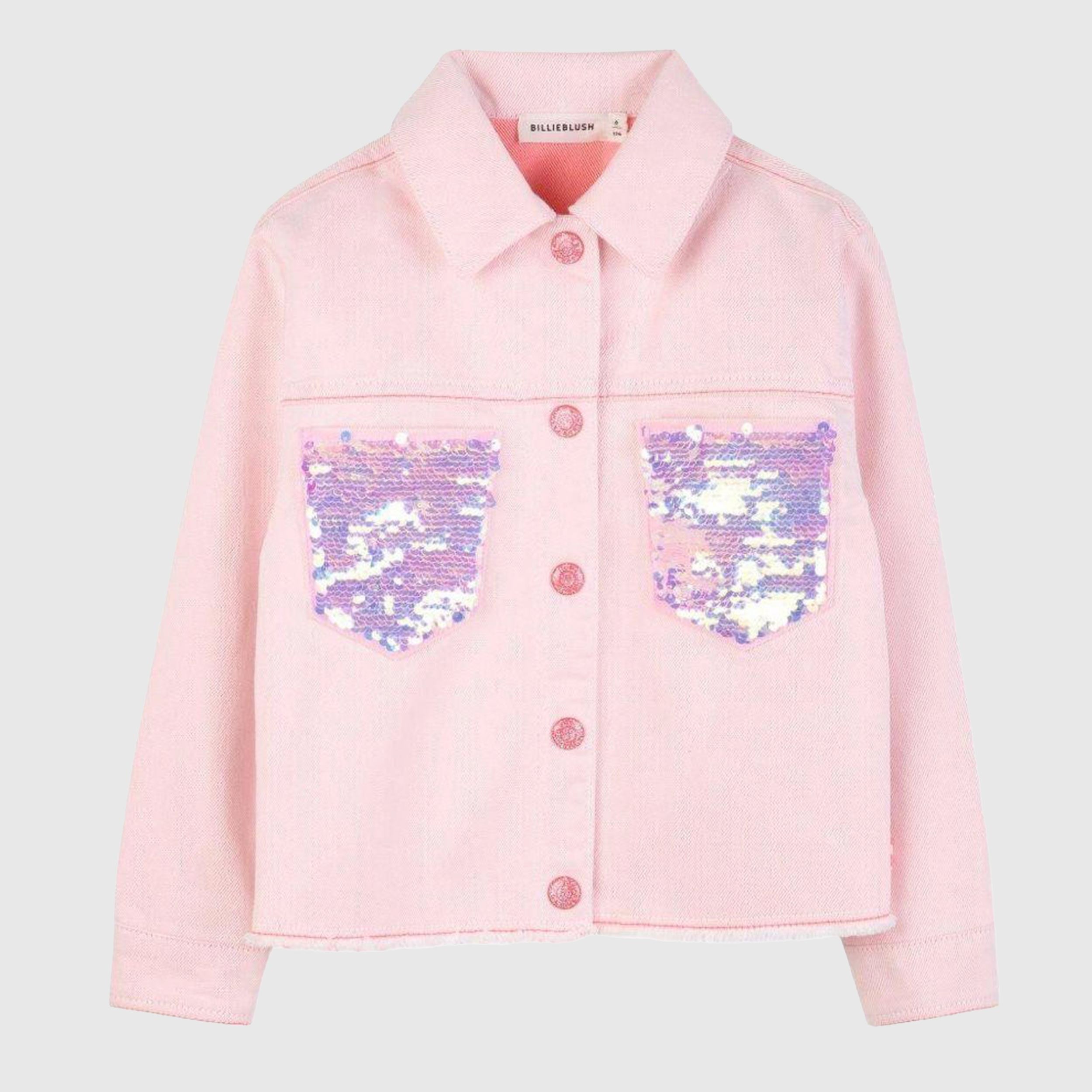 Giubbino Rosa con Paillettes Firmato BILLIEBLUSH