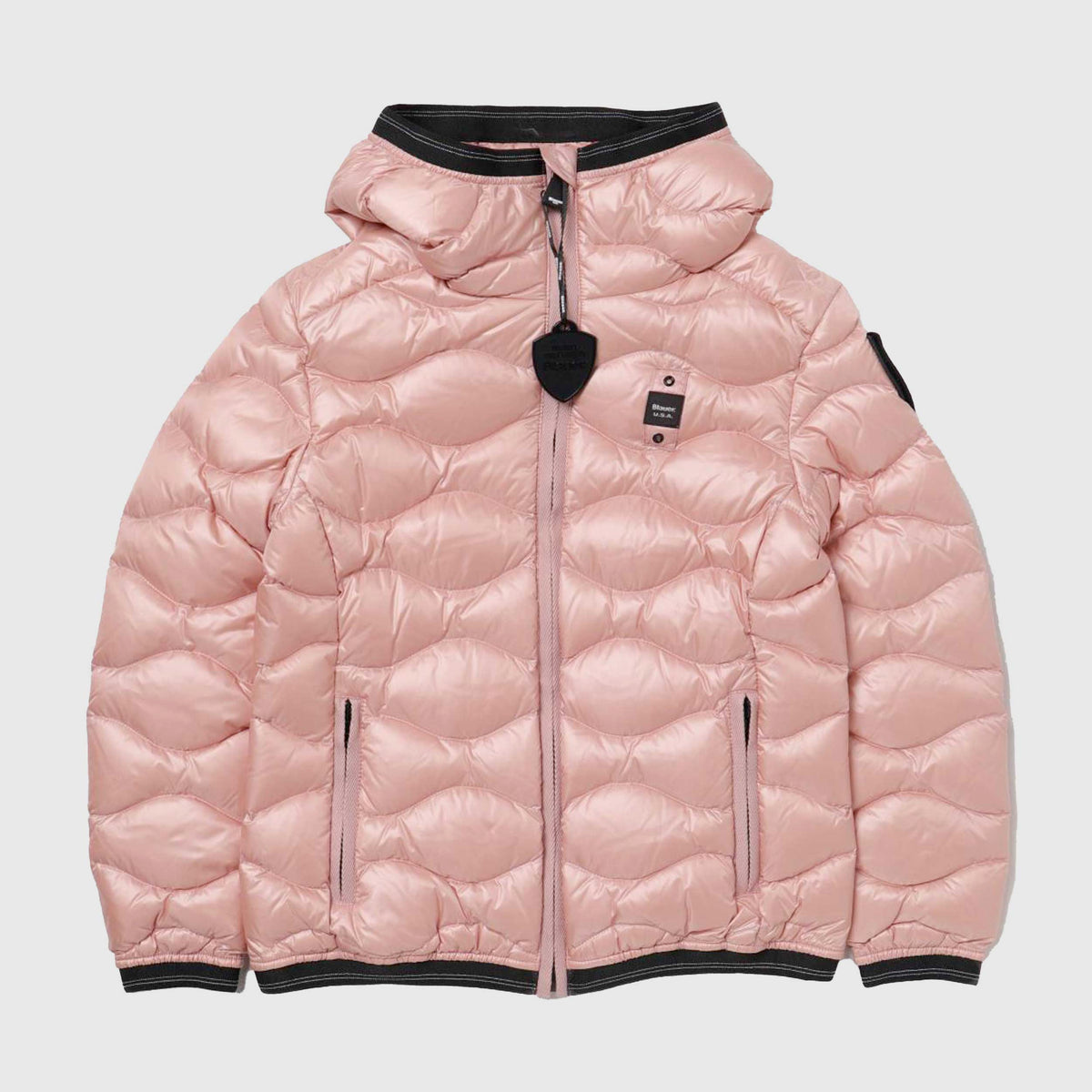 Lowell Quilted Pink Jacket for Girl by BLAUER