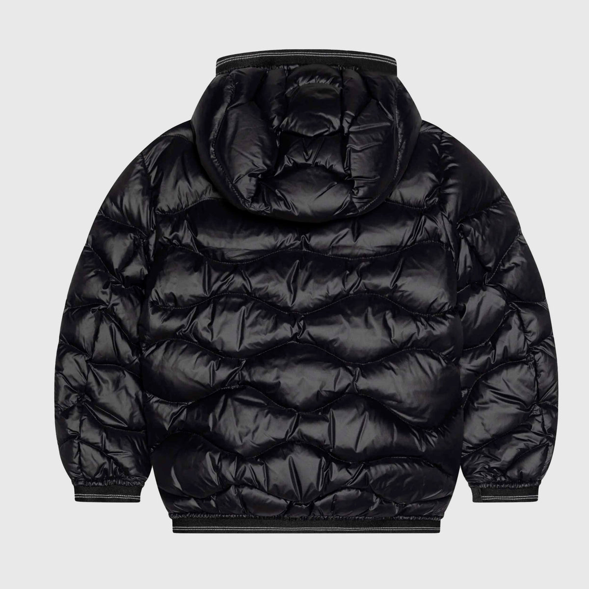 Black Brinton Down Jacket for Boy Signed BLAUER