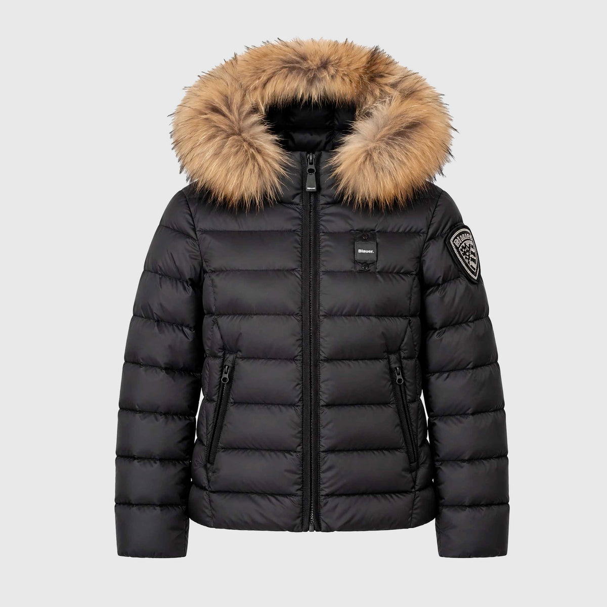 Piumino Nero Arcadia Junior per Ragazza BLAUER