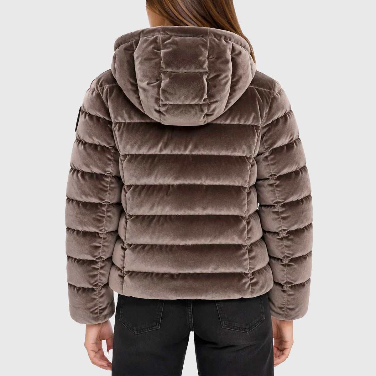 Valley Brown Velvet Jacket for Girls by BLAUER