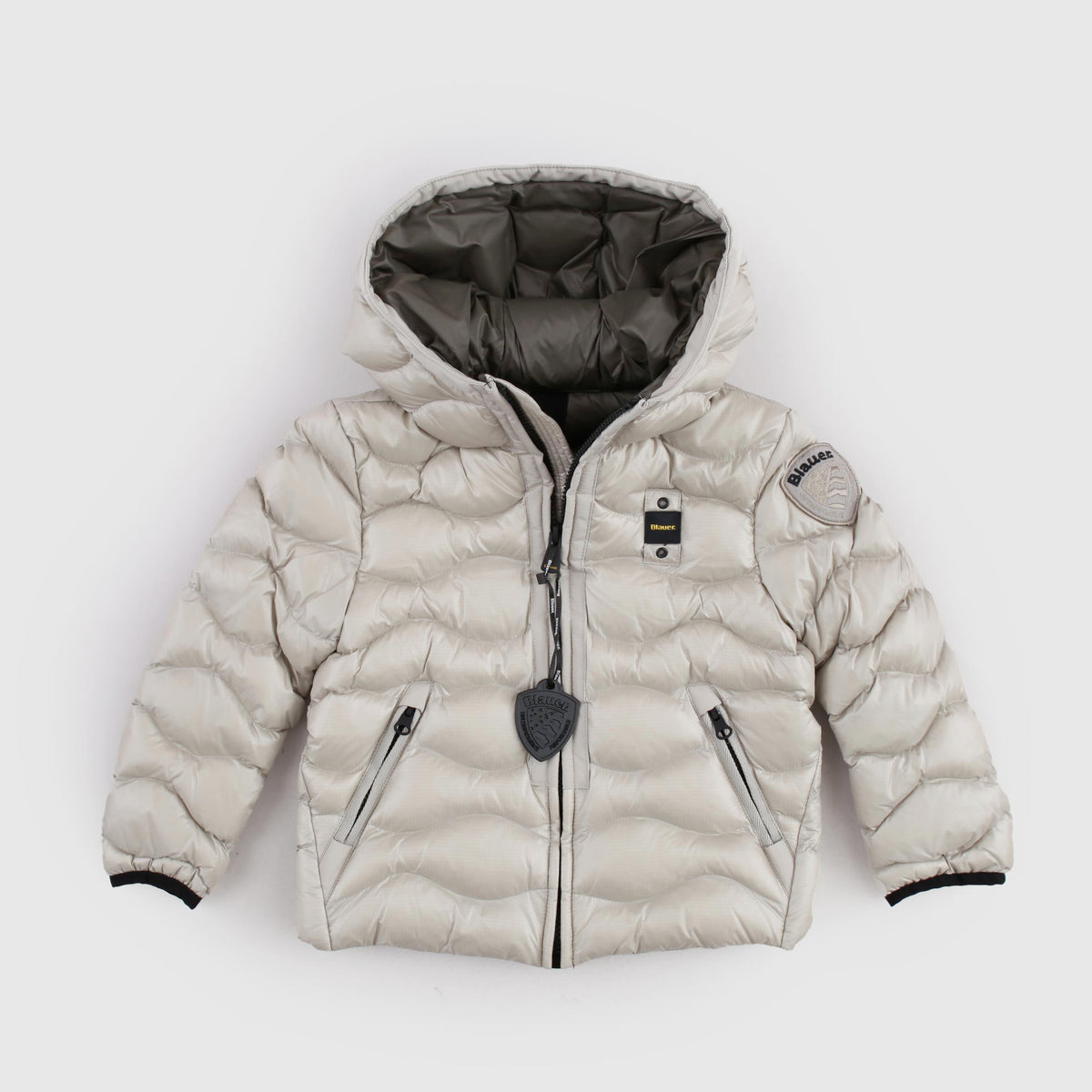 Piumino Trapuntato Bryant Beige per Bambini BLAUER