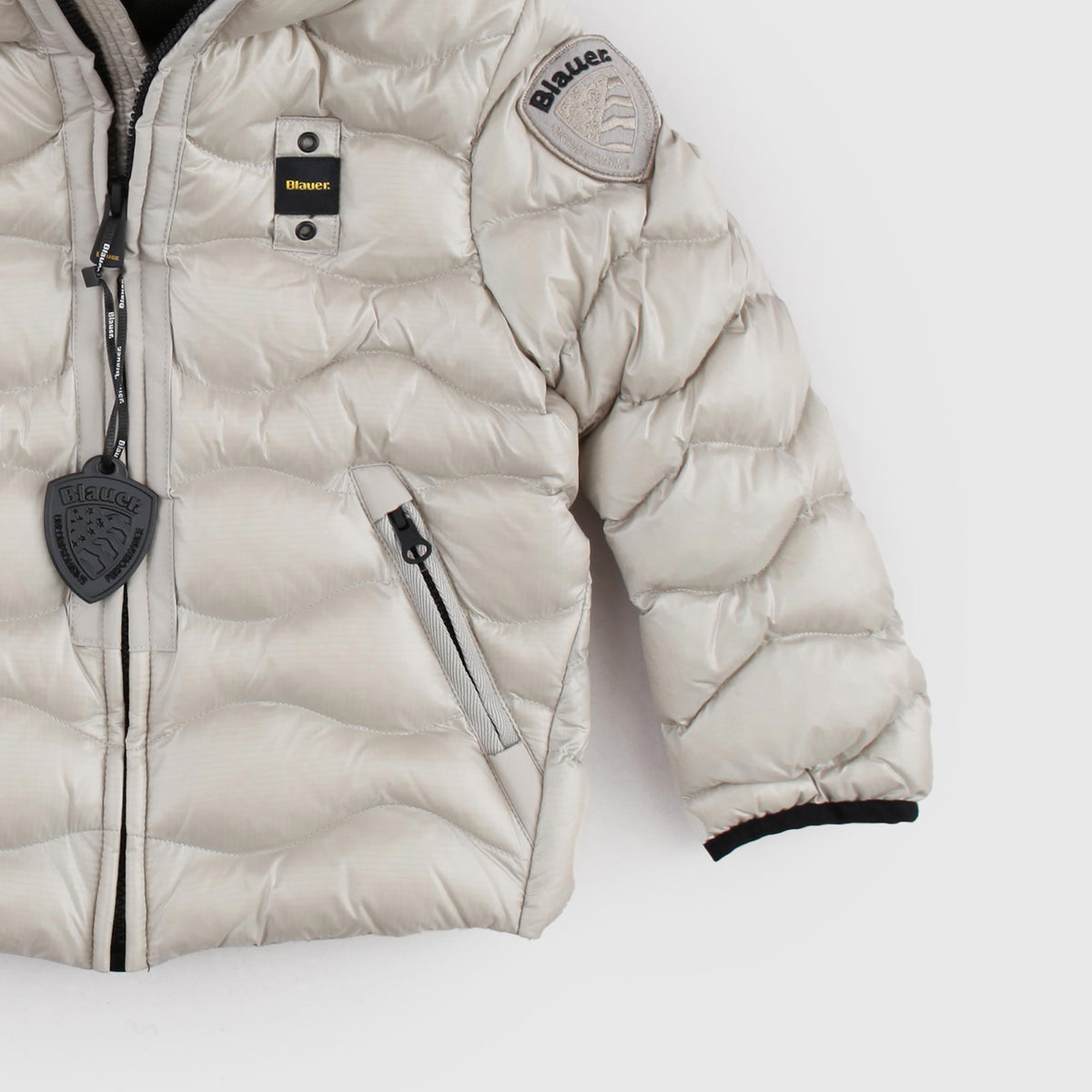 Piumino Trapuntato Bryant Beige per Bambini BLAUER