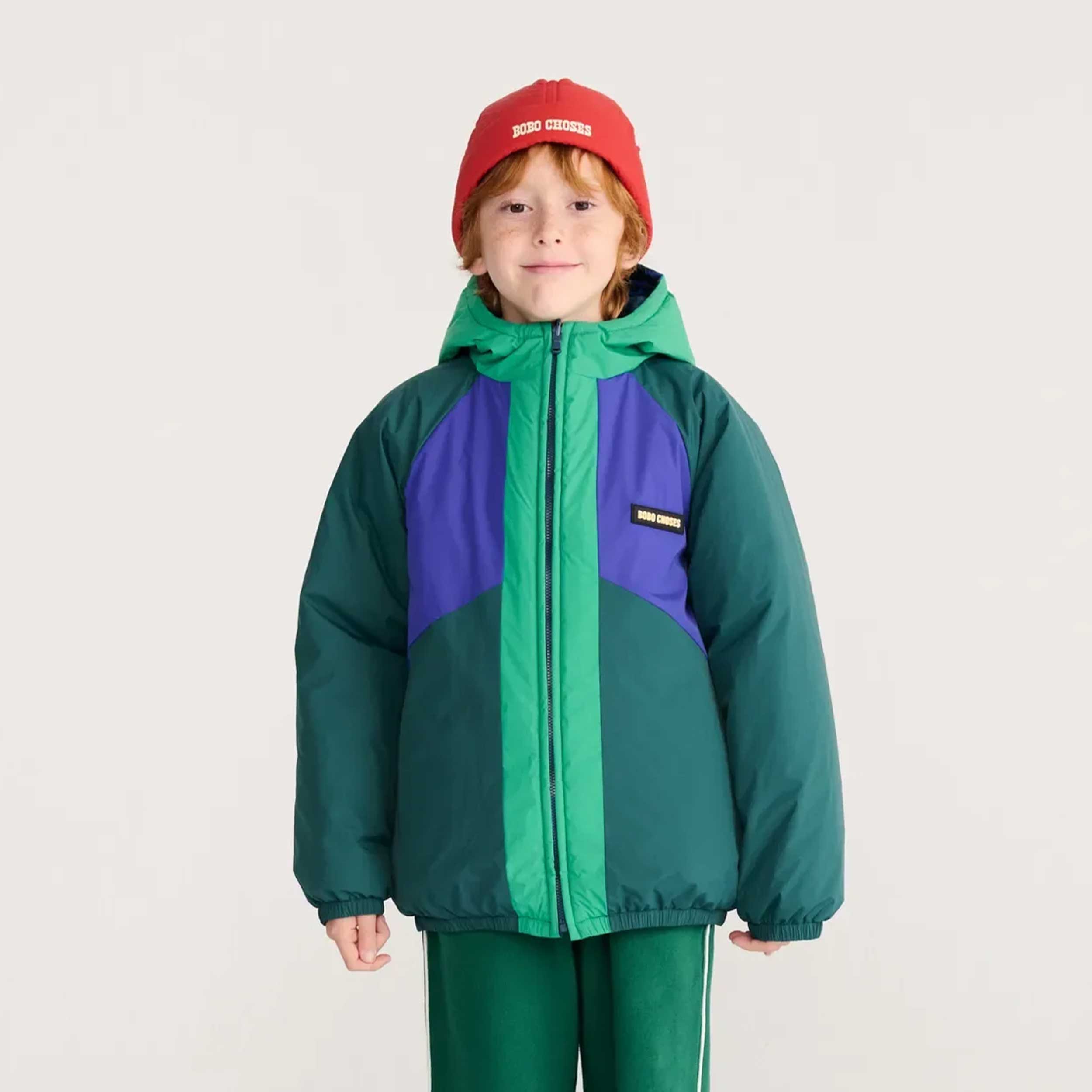 Green and Blue Jacket for Baby by BELLEROSE
