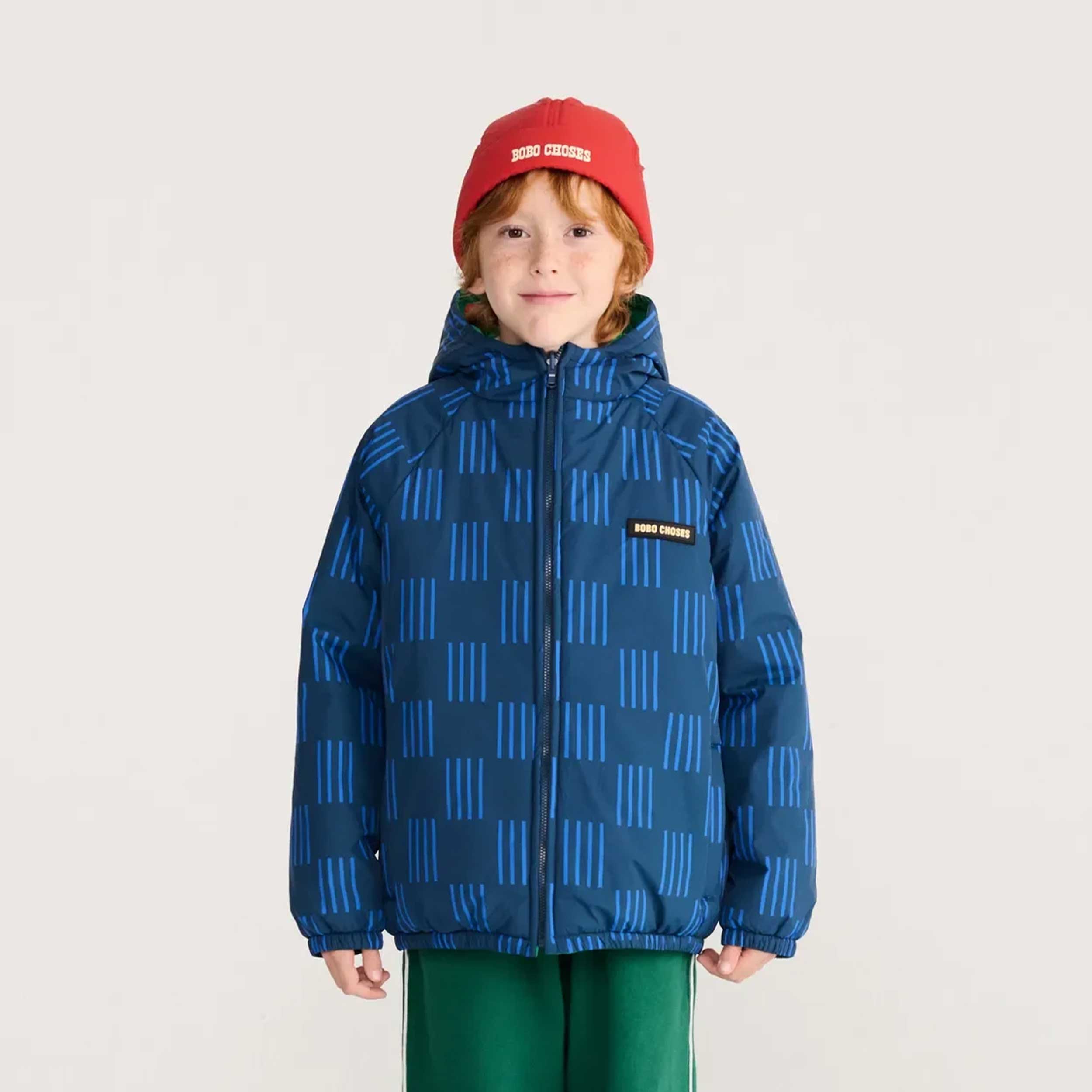 Green and Blue Jacket for Baby by BELLEROSE