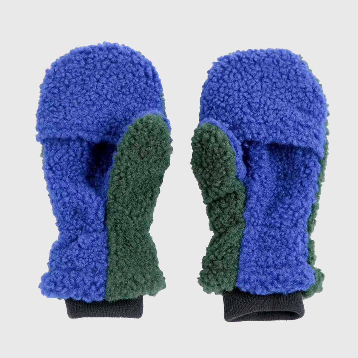 Multicolored Shearling Gloves for Kids by BOBO CHOSES