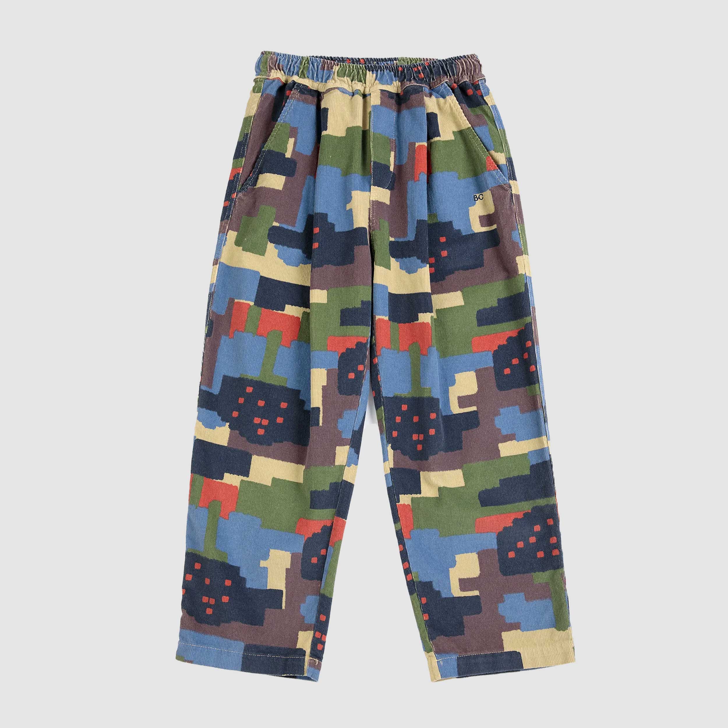 Pantalone Multicolor in Velluto per Bambino by BOBO CHOSES