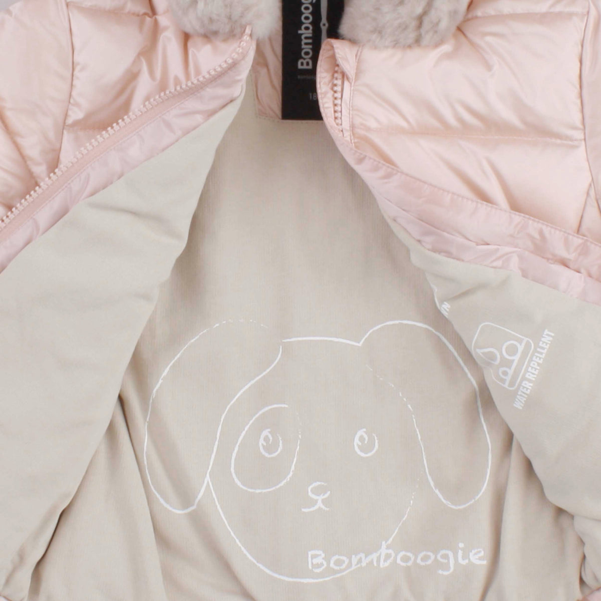Down Jacket Salmon Ears for Baby by BOMBOOGIE