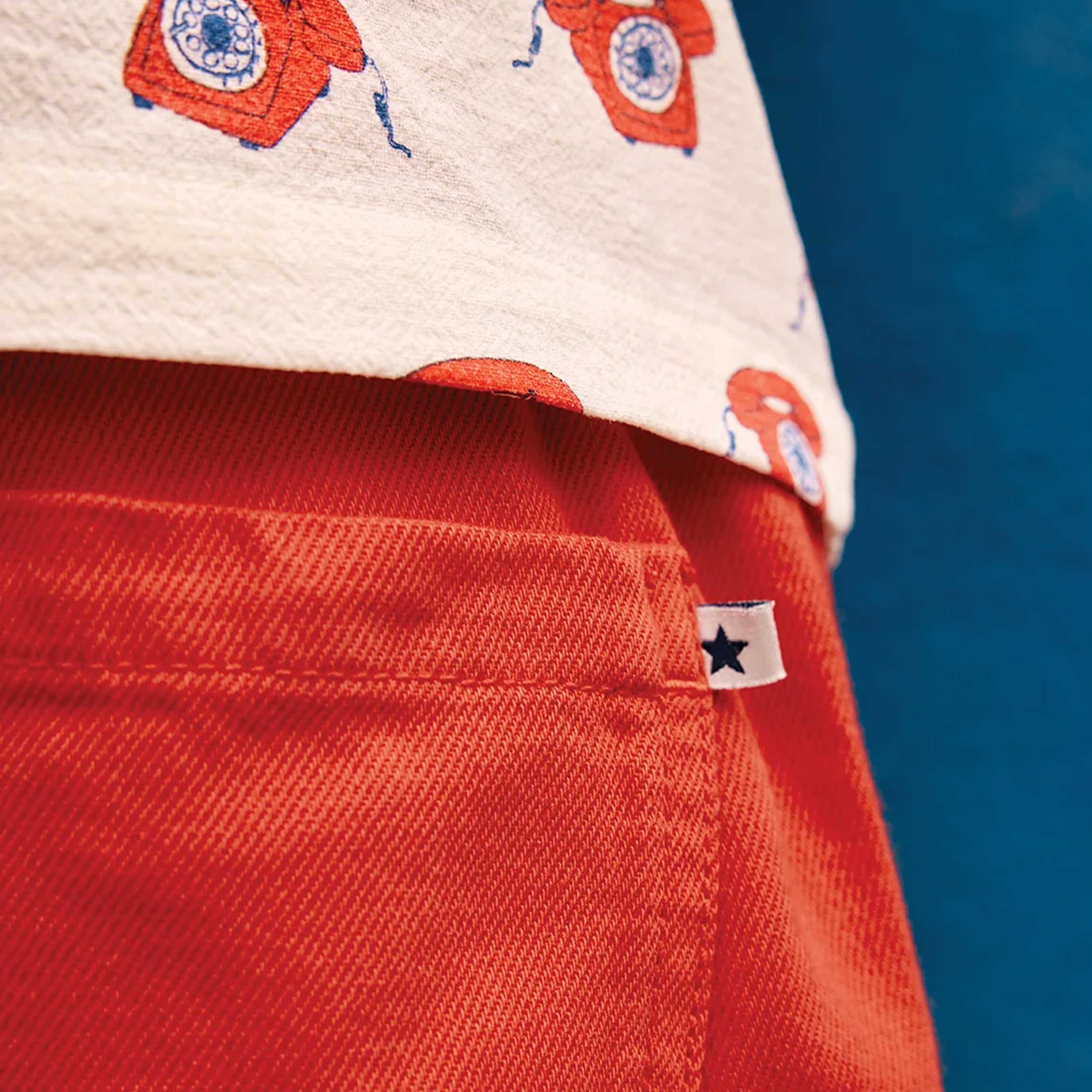 Bermuda Norbert Red Catch Up Firmato BONTON