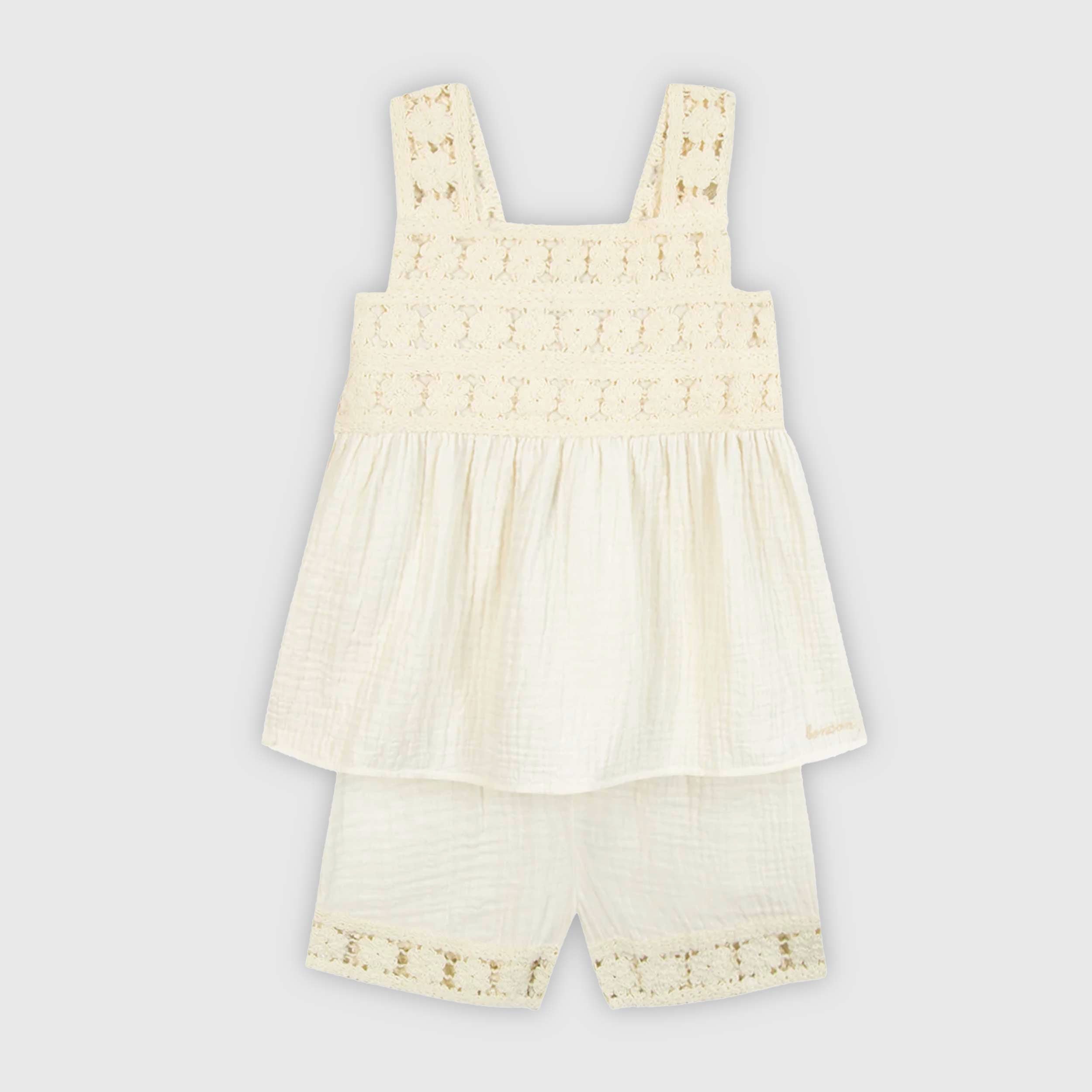 Completo due Pezzi Nouki Ecru Firmato BONTON