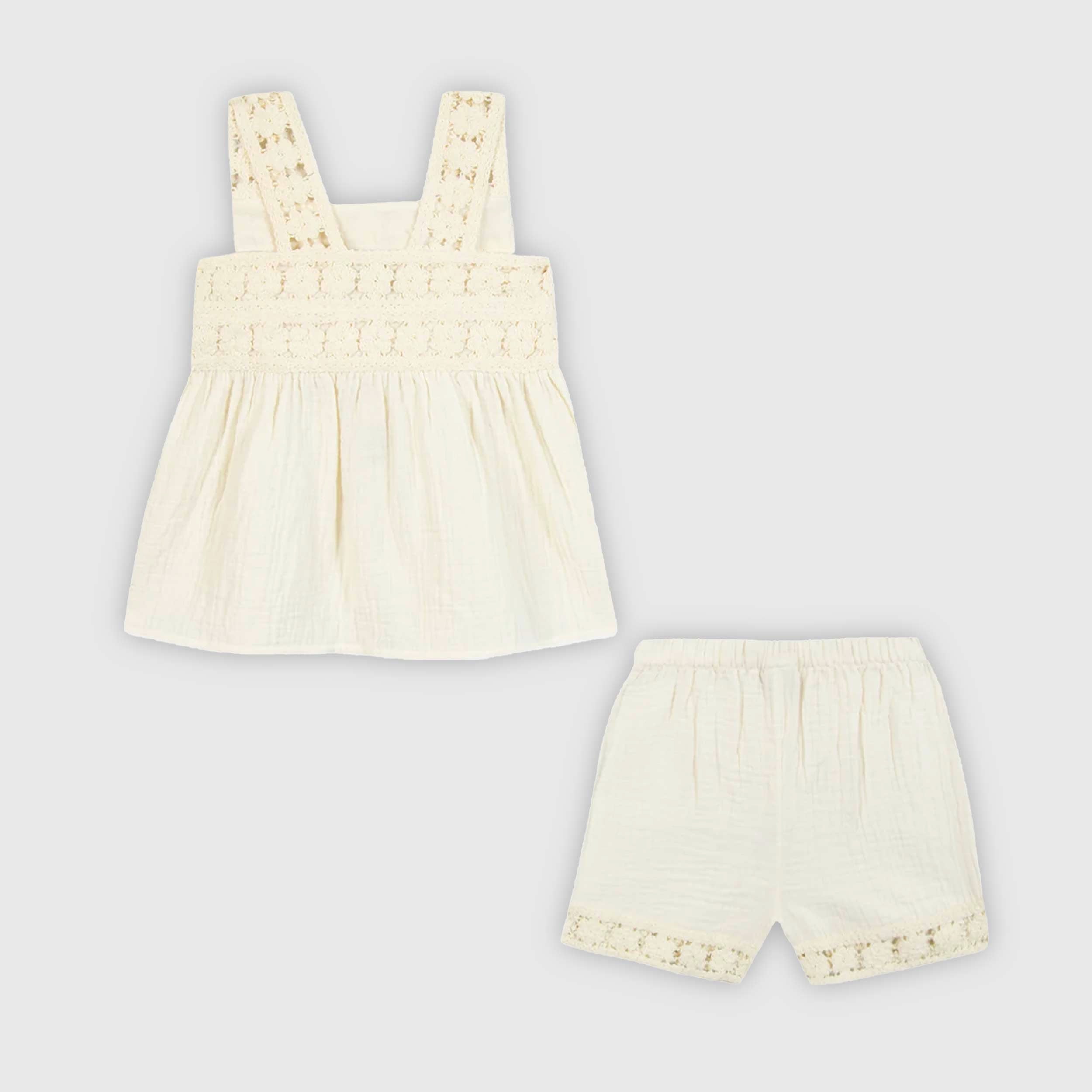 Completo due Pezzi Nouki Ecru Firmato BONTON