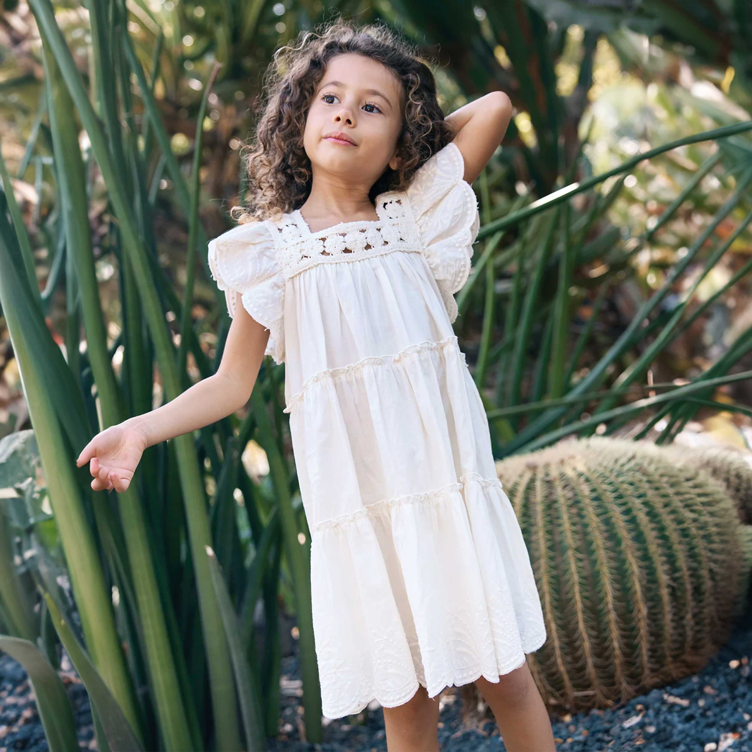 Vestito Nereide Ecru Bianco Firmato BONTON