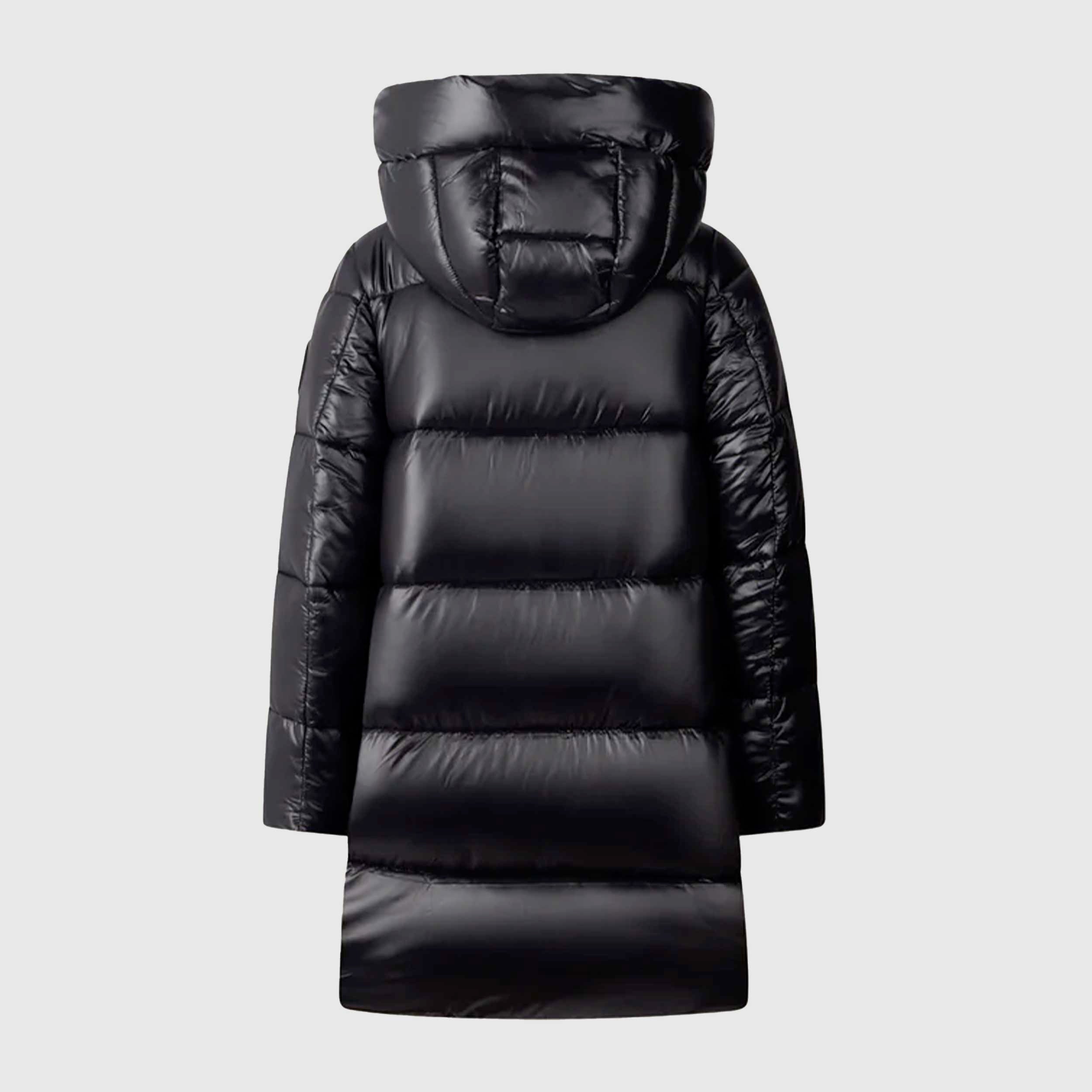 Piumino Nero Lungo Millie Firmato SAVE THE DUCK