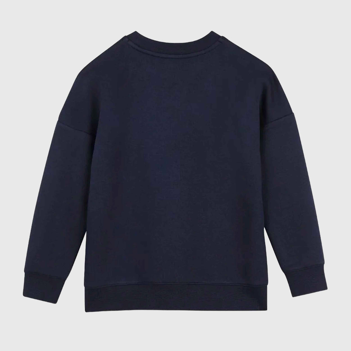 Felpa Blu con Logo Ricamato Tono su Tono by BOSS