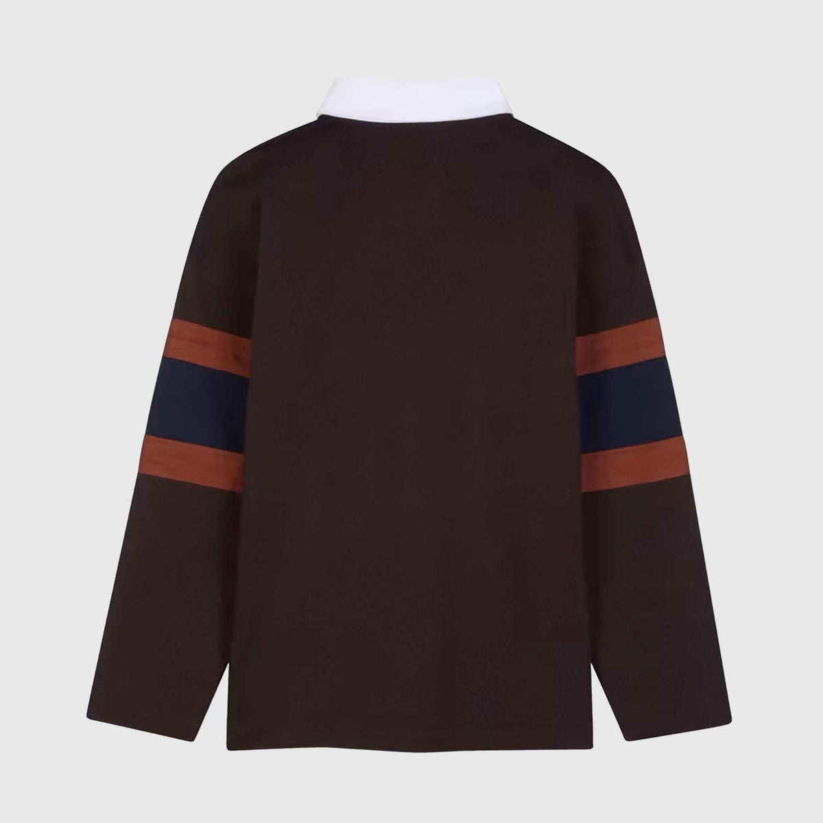 Polo a Righe Tricolore a Maniche Lunghe per Ragazzi BOSS