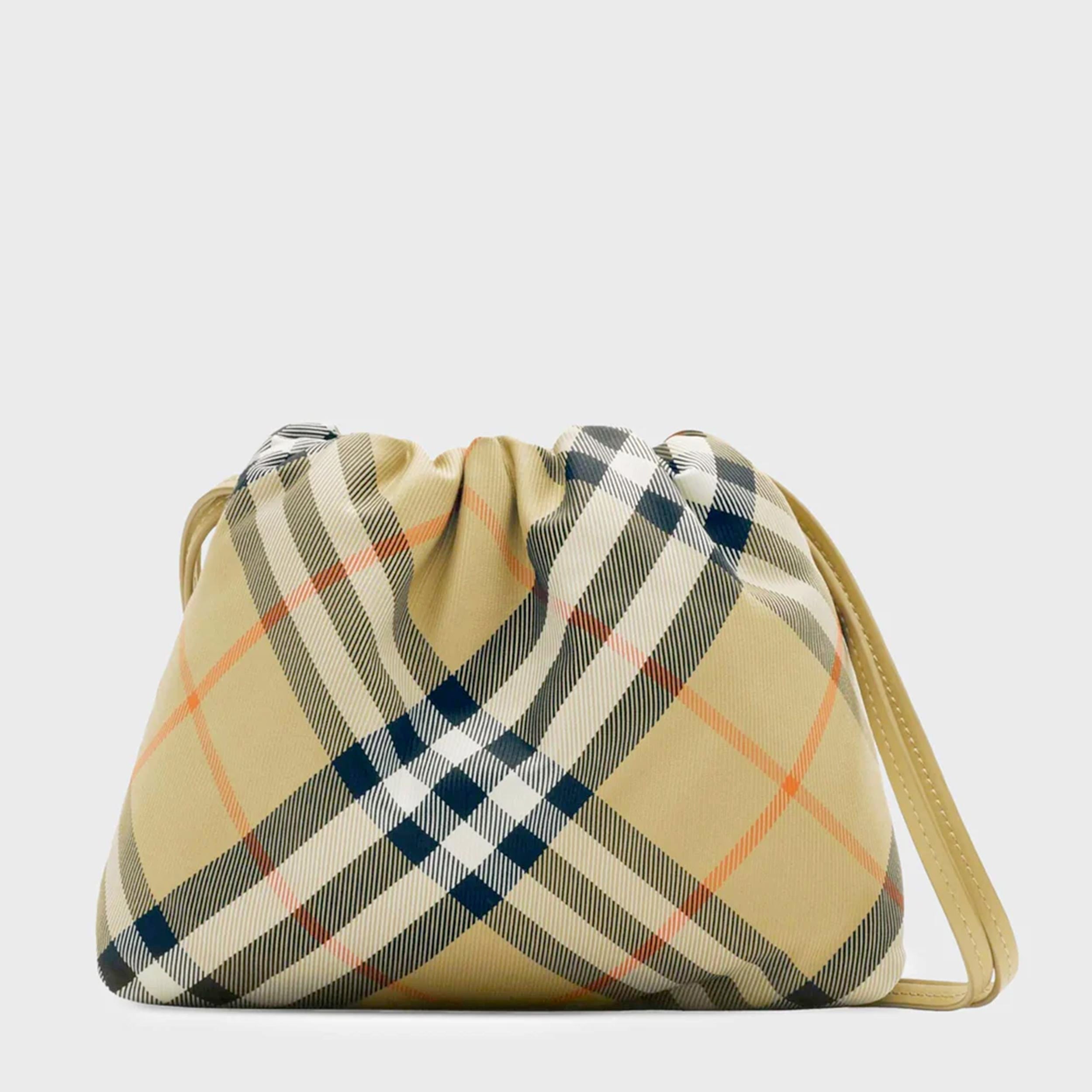 Pouch A Quadri Firmata BURBERRY