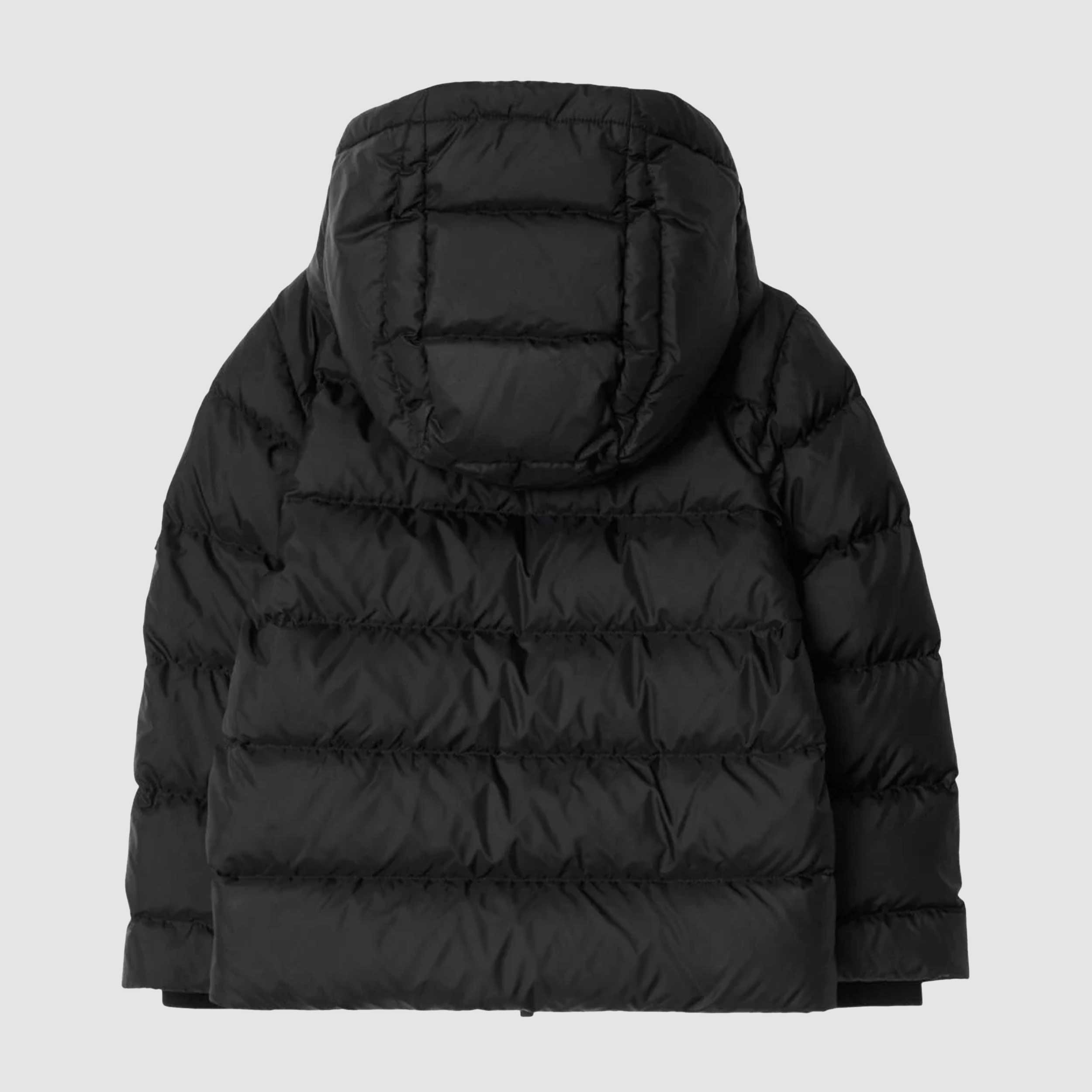 Giubbino Nero Con Trapunta Iconica Firmata BURBERRY