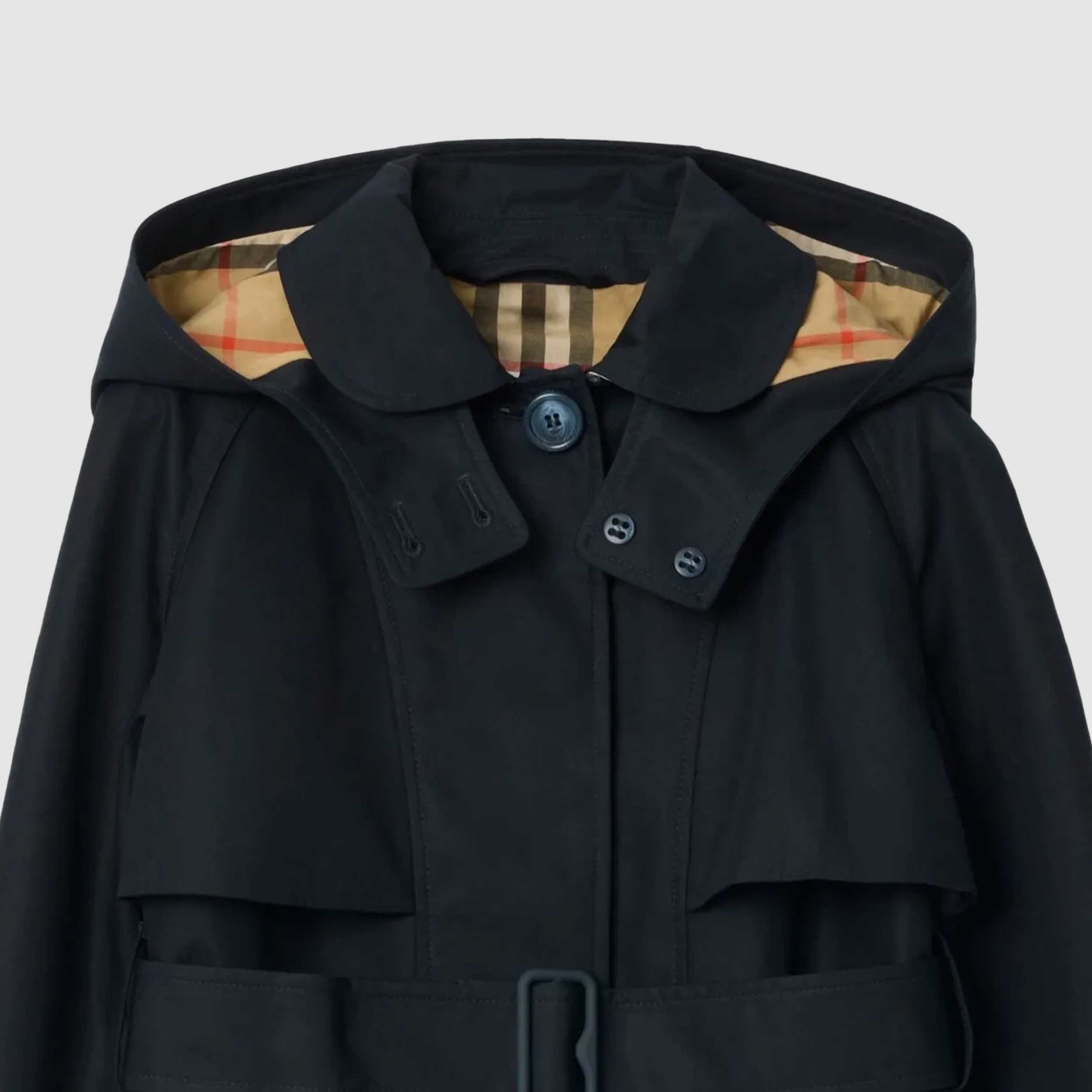 Impermeabile Blue Navy Trapuntato Internamente Firmato BURBERRY