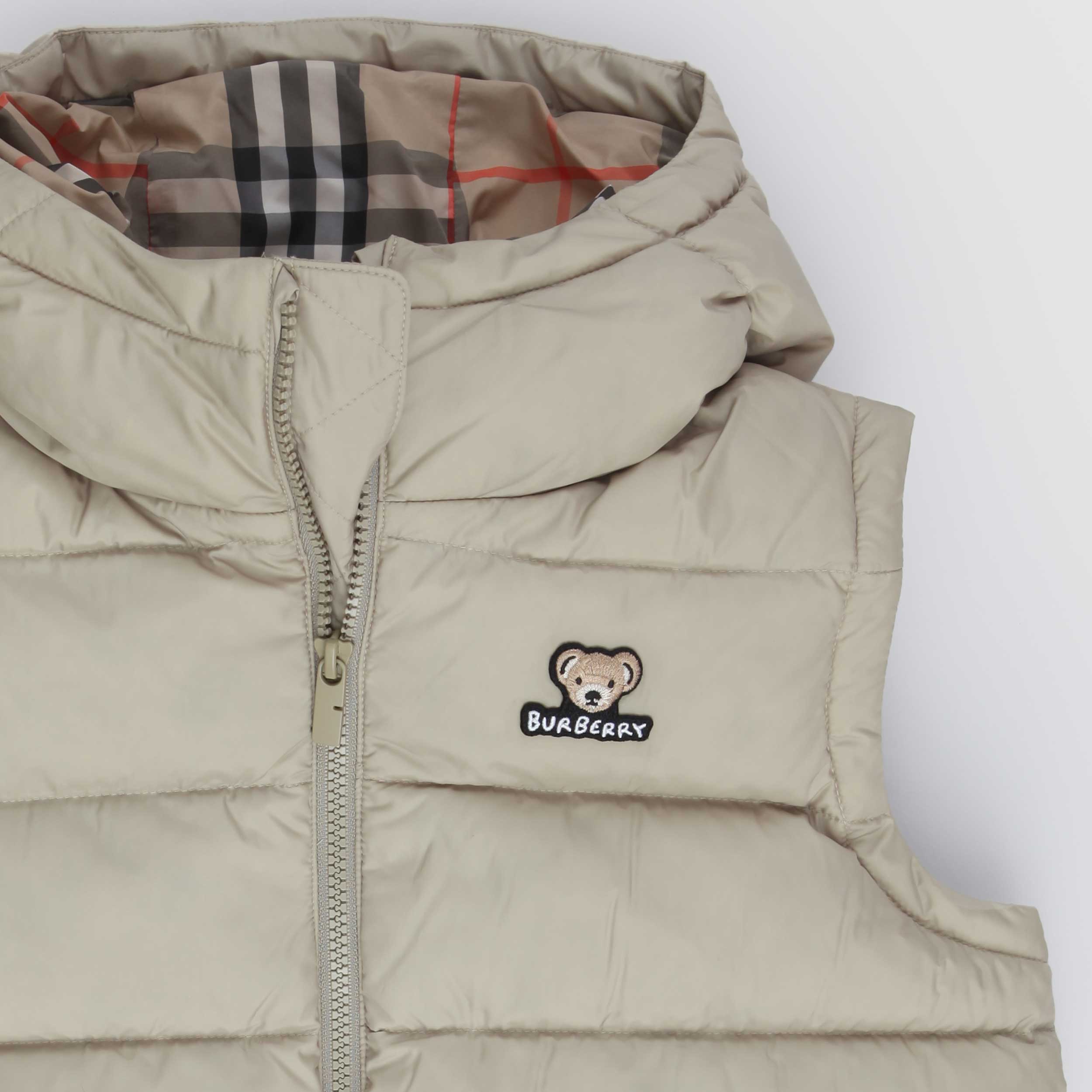 Smanicato Verde Oliva Trapuntato Firmato BURBERRY