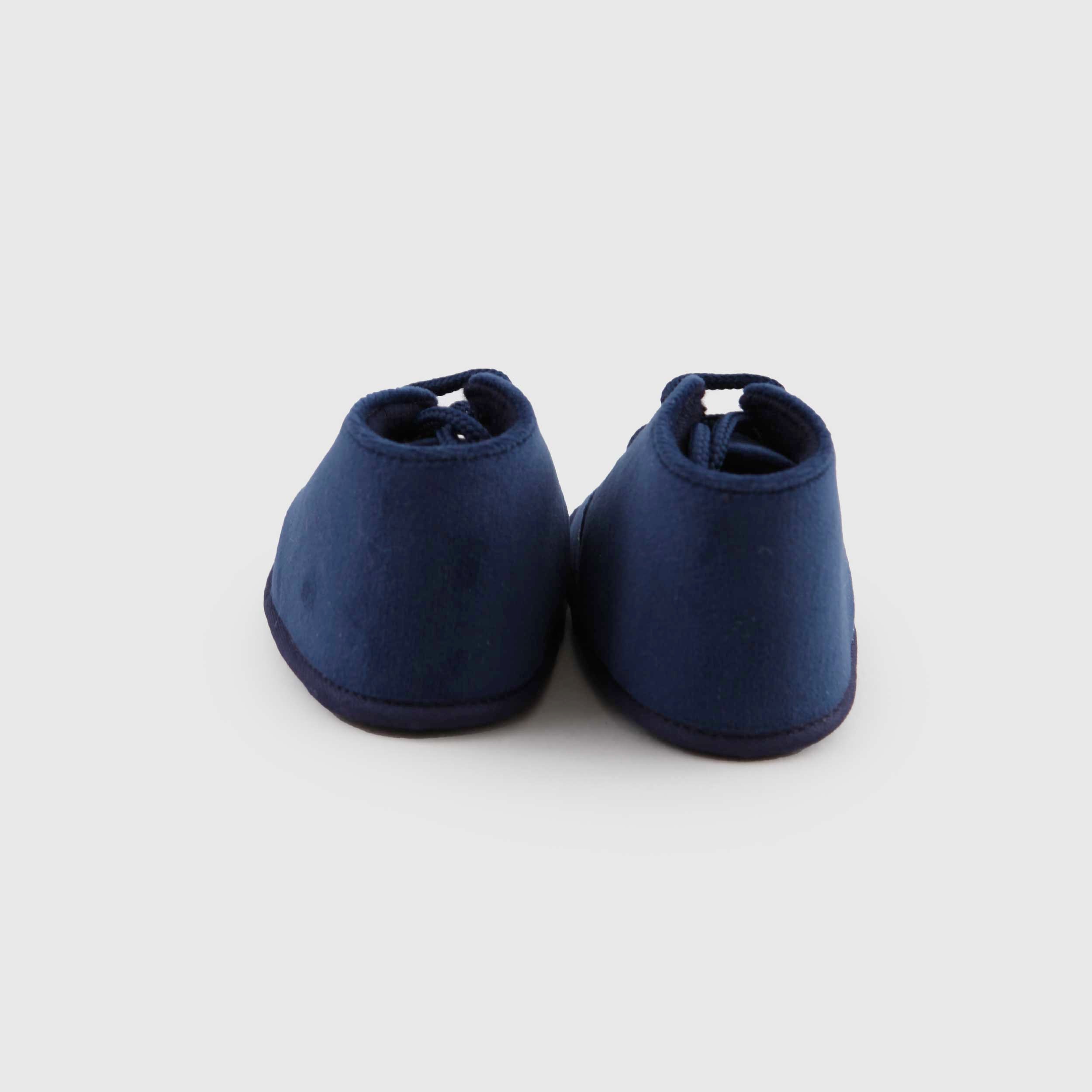 Blue Velvet Boot for Newborn by CAMELI