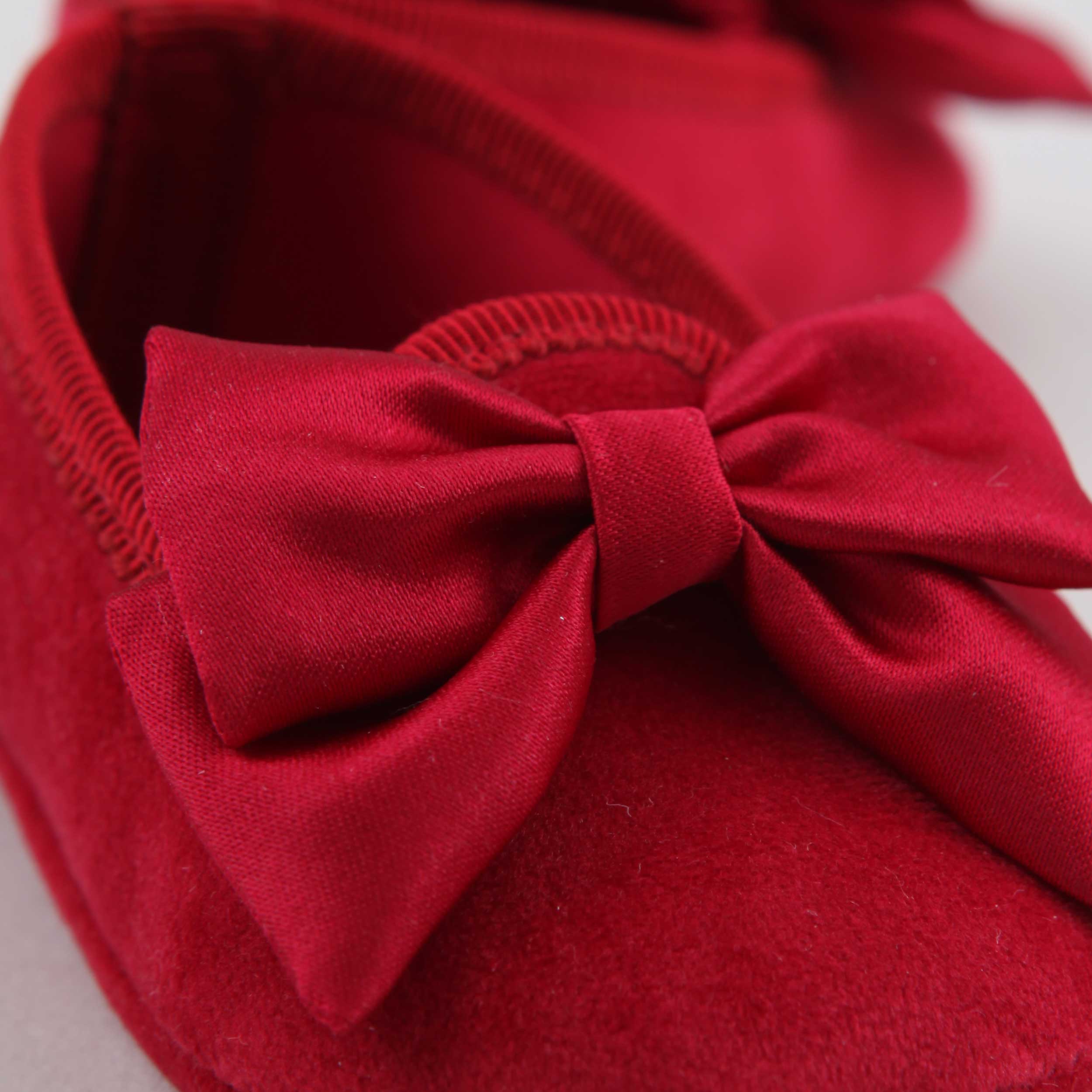 Ballerina Rossa in Velluto per Bambina by CAMELI