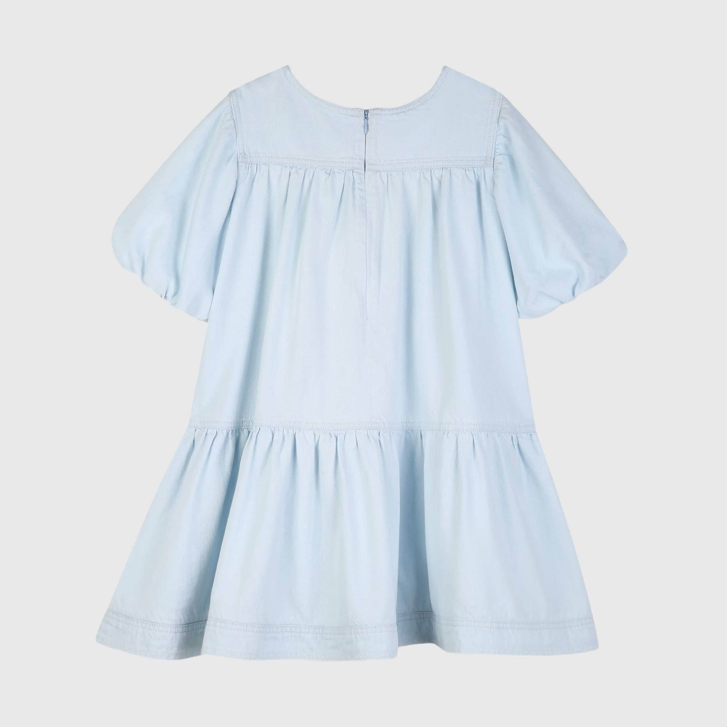 Abito Celeste con Pieghe Firmato CHLOE