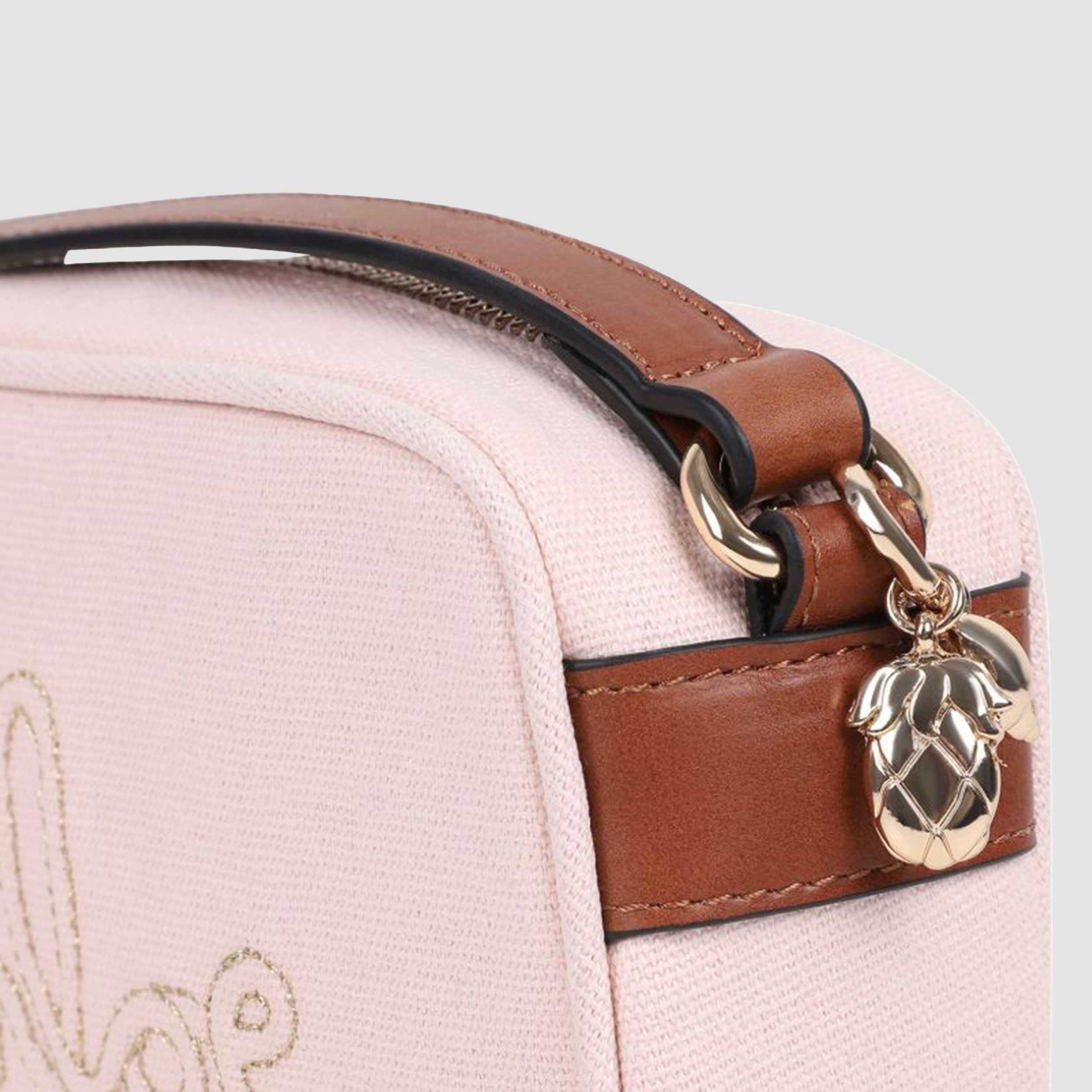 Borsa a Spalla Rosa con Ricamo Firmata CHLOE
